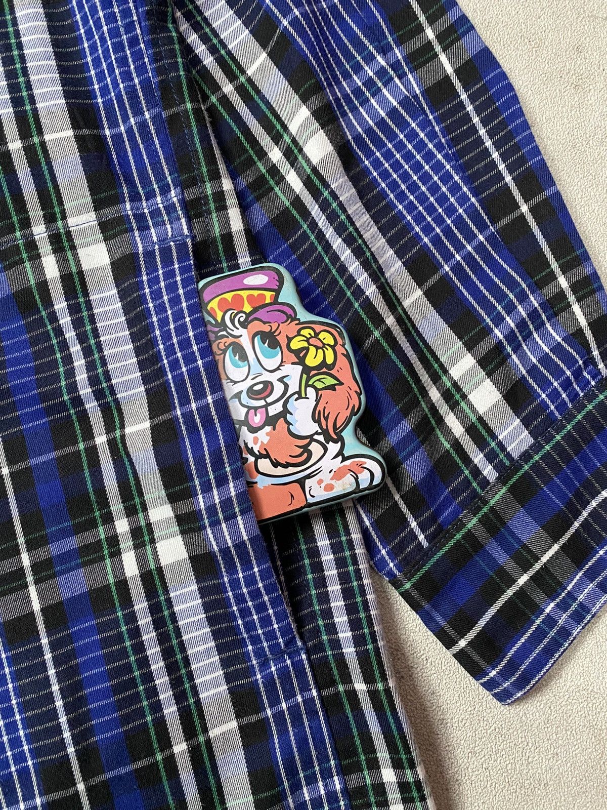 Japanese Brand B.C Factory Plaid Flannel Multipocket L/S Outershirt Size US L / EU 52-54 / 3 - 6 Thumbnail