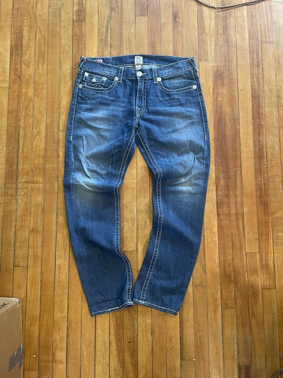 image of True Religion Ricky Big T Jeans Size 38 in Blue, Men's