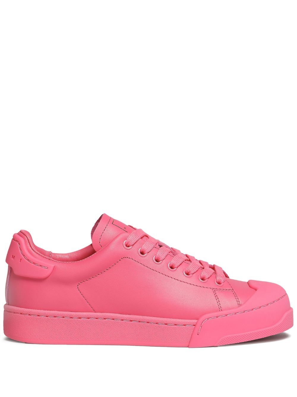 oc11z0525 Dada Low Top Leather Sneakers in Pink