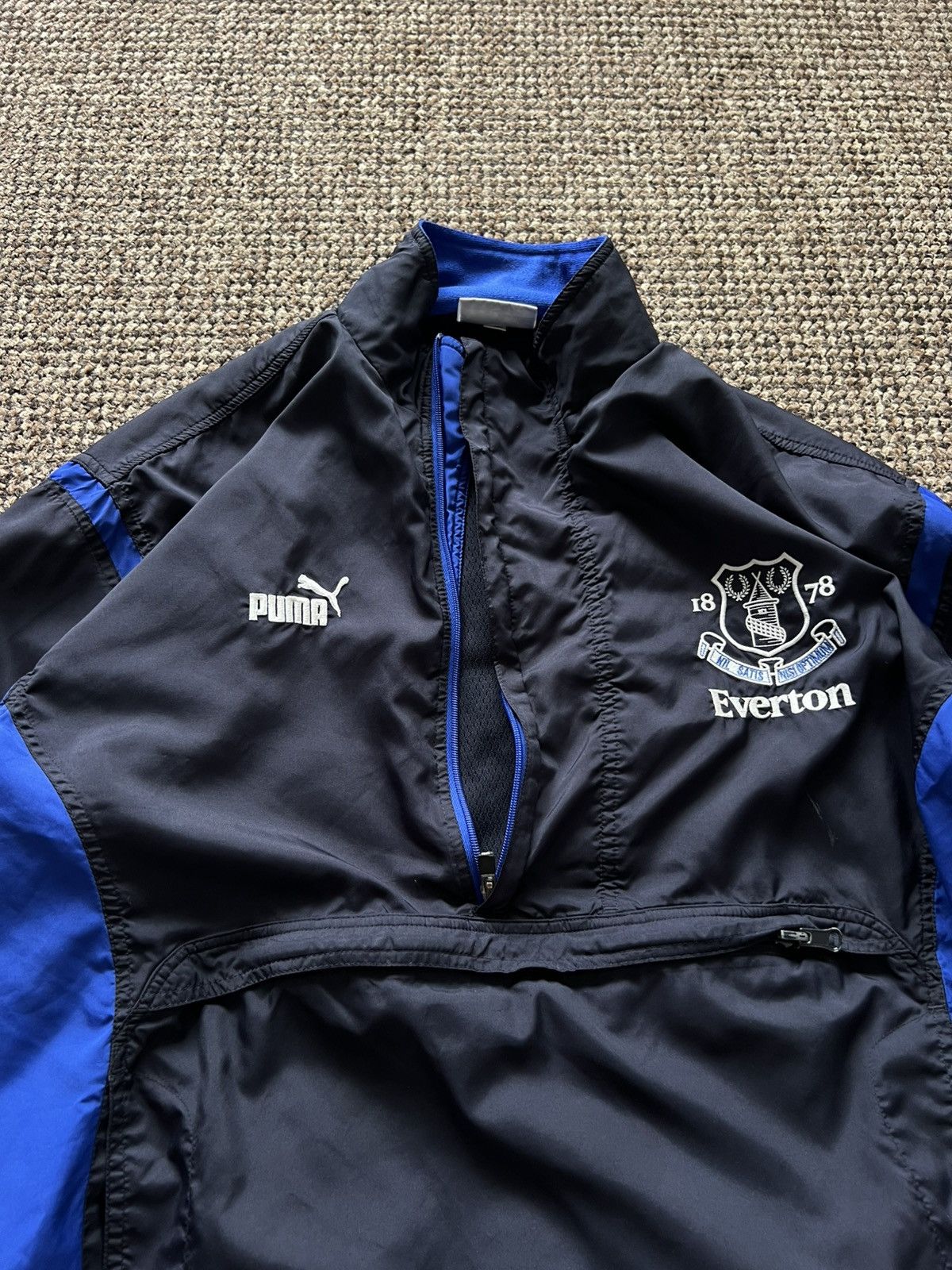 Puma Vintage Puma Everton 2000 2002 Training Jacket Track Soccer Size US M / EU 48-50 / 2 - 7 Thumbnail