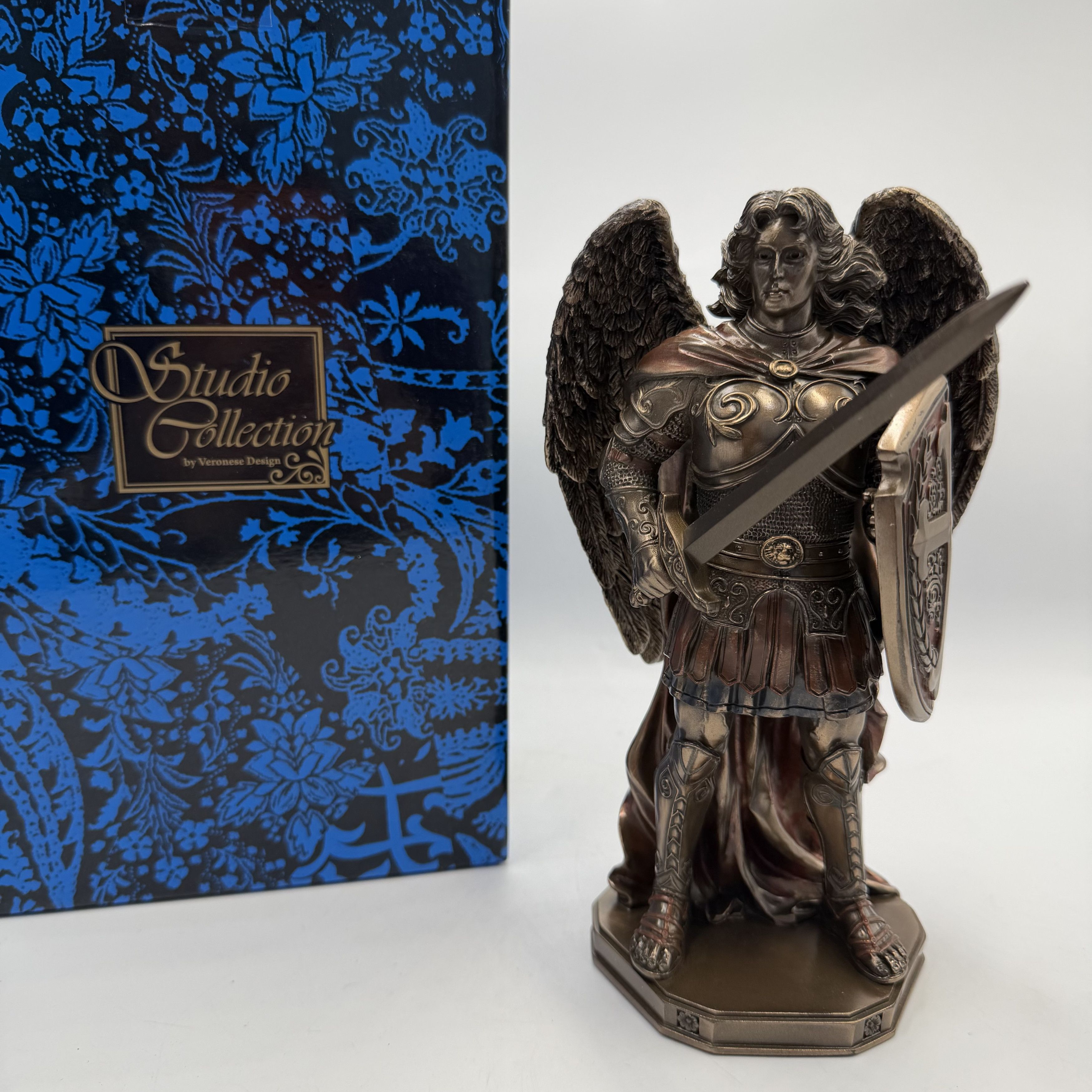 Other Archangel Michael Statue Bronze Polystone Figurine Size ONE SIZE - 7 Thumbnail