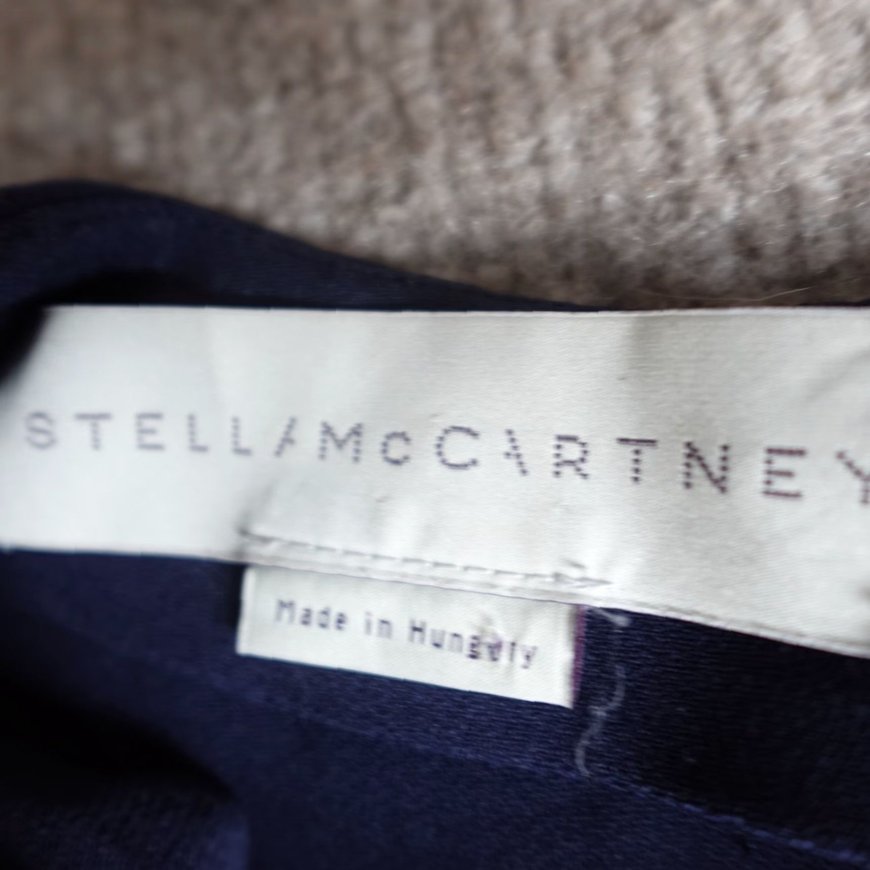 Stella McCartney Stella McCartney Womens Blouse Medium Blue Solid Long Sleeve Pullover Casual Shirt Black Label? Size M / US 6-8 / IT 42-44 - 2 Thumbnail
