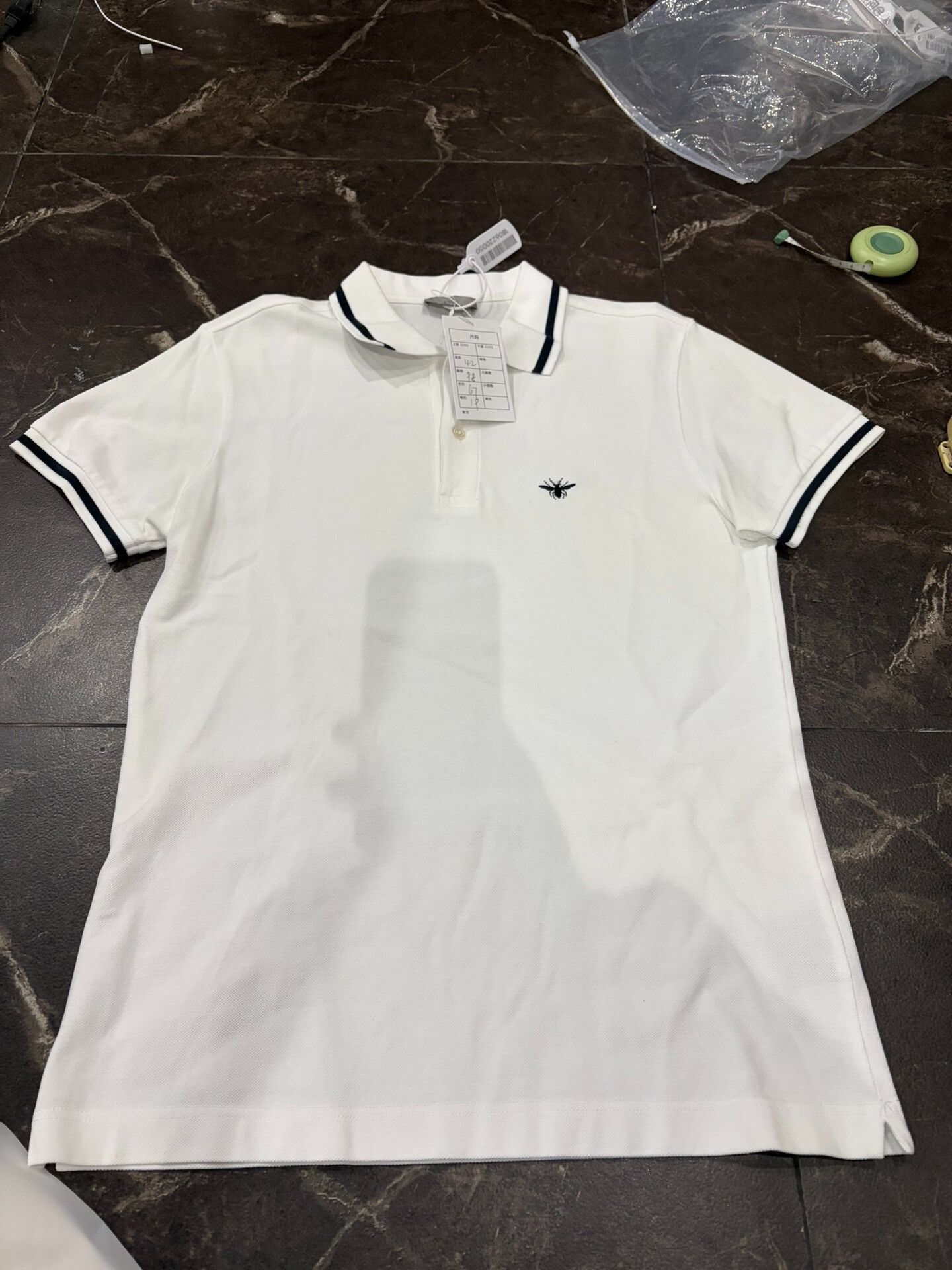 Dior Homme SS06 ユニオンジャック　ボーダー　ポロシャツ Dior Homme SS06 ユニオンジャック ボーダー ポロシャツ - メルカリ