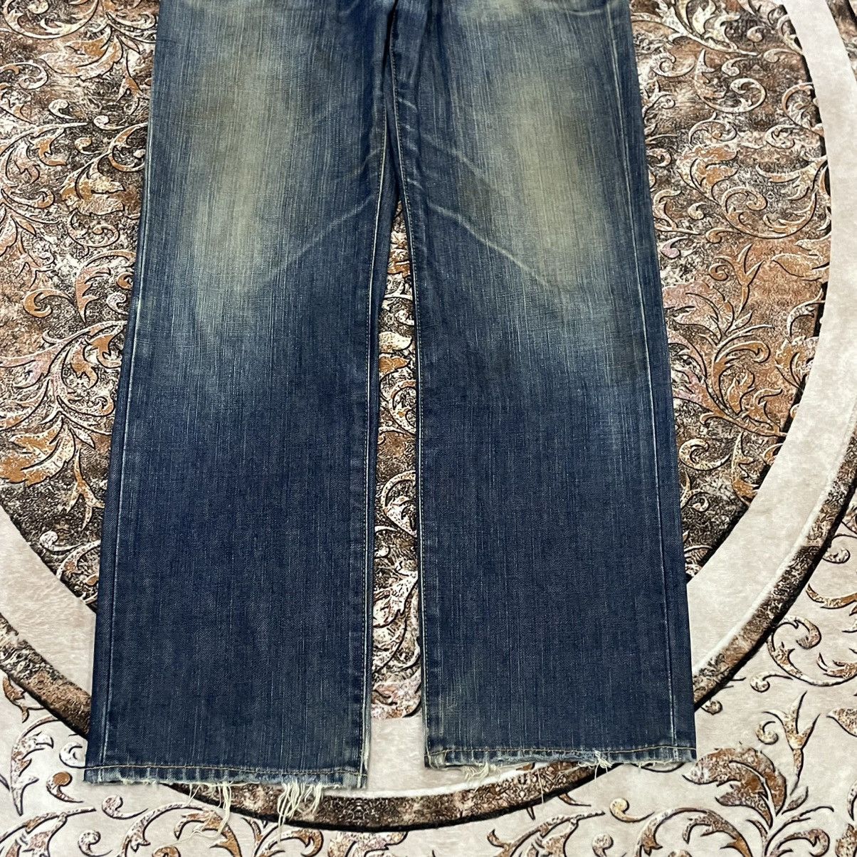 Edwin 🔥Vintage Edwin 503 Stoned Washed Ripped Distress Denim Jeans Size US 31 - 3 Thumbnail