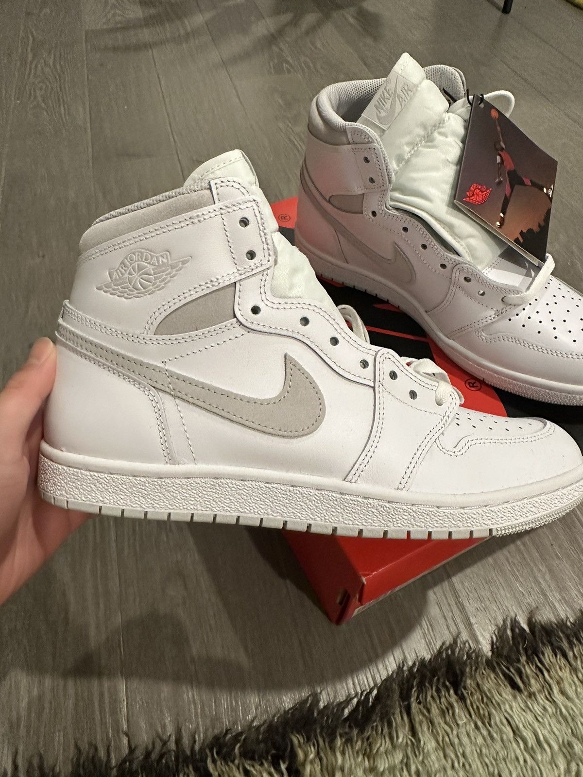 Jordan Brand × Nike Air Jordan 1 High 85 Neutral Gray Size US 9.5 / EU 42-43 - 2 Thumbnail