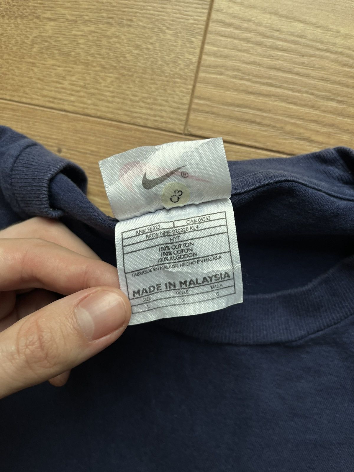 Nike 90’s NIKE RETRO BIG LOGO TEE SPELLOUT SWOOSH Y2K RARE Size US L / EU 52-54 / 3 - 4 Thumbnail