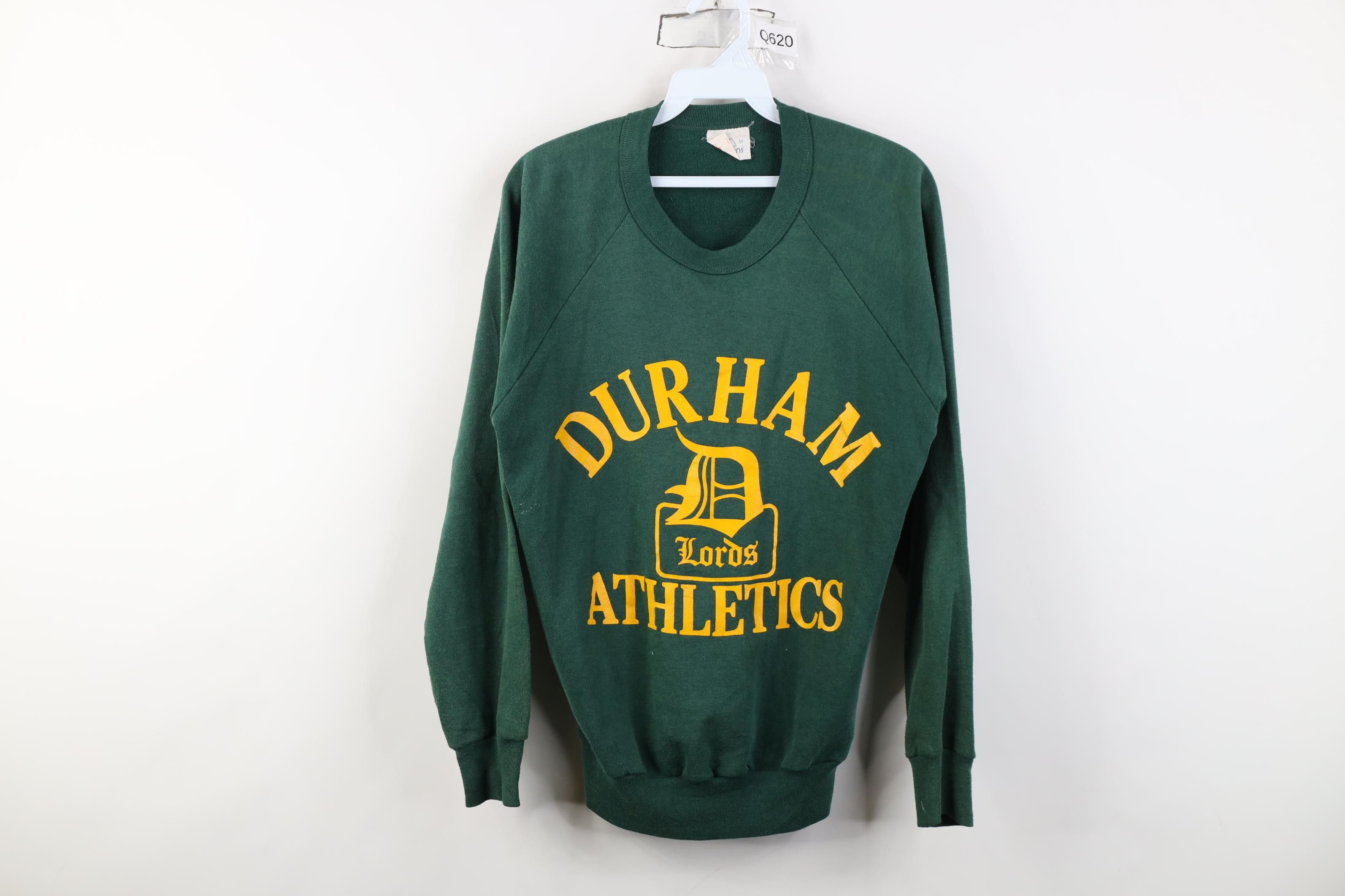 Vintage Vintage 80s Durham College Lords Athletics Canada Sweatshirt Size US M / EU 48-50 / 2 - 1 Thumbnail