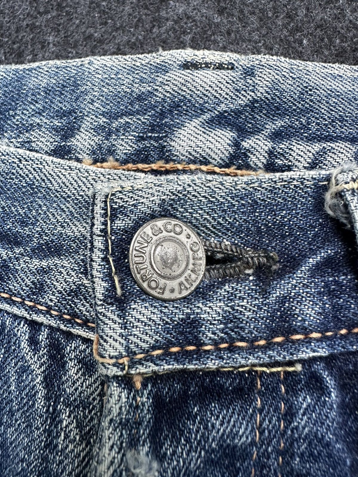 Hysteric Glamour 80s Vintage Fortune & Co Hidden Rivet Washed Denim W28 D11 Size US 28 / EU 44 - 10 Thumbnail