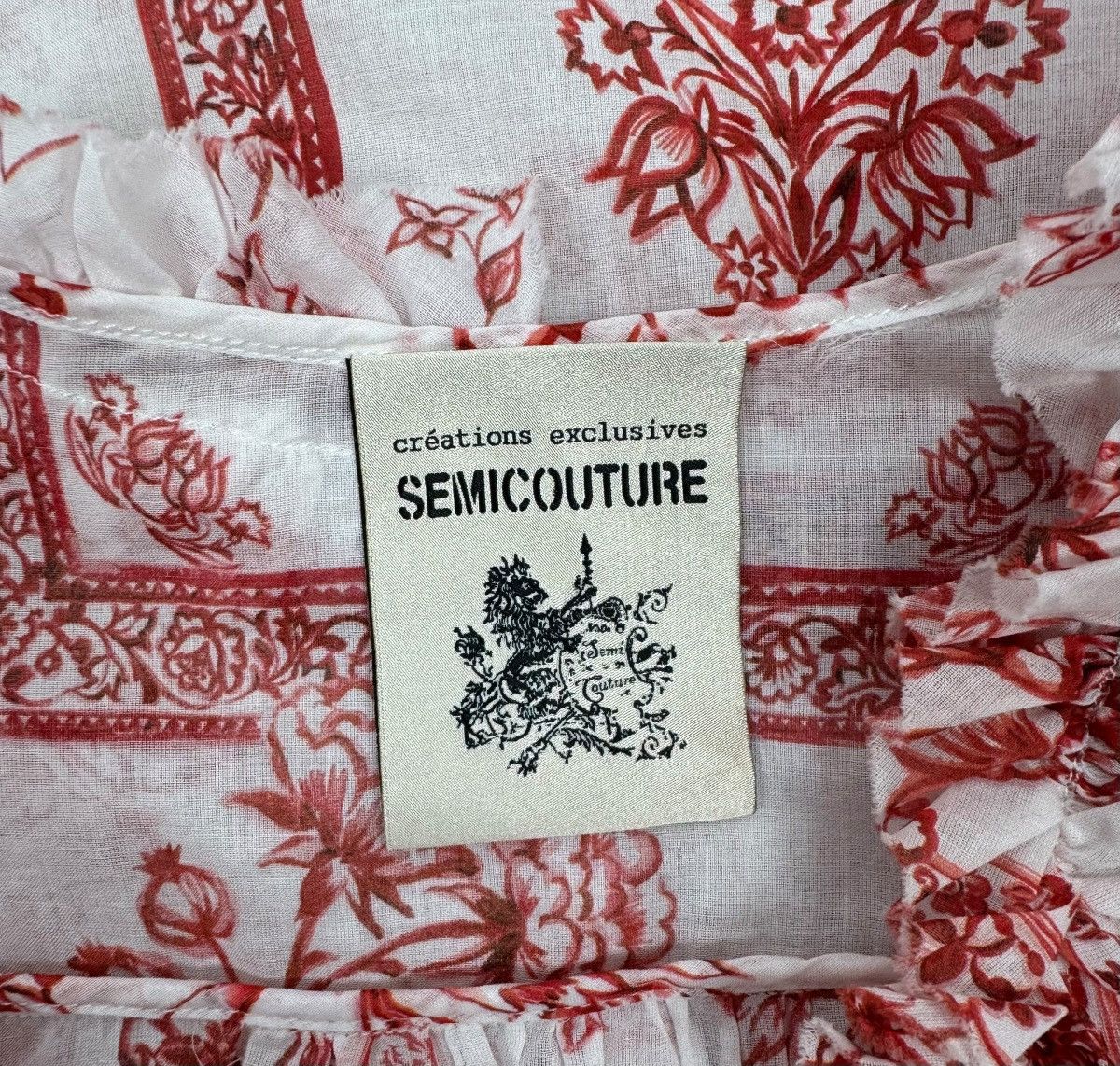 Other Semicouture Printed Floral Blouse Cotton size 44 Size M / US 6-8 / IT 42-44 - 11 Thumbnail