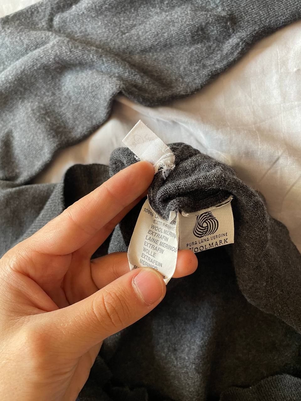 Fabiana Filippi Fabiana Filippi Wool Grey Sweater turtleneck Size L / US 10 / IT 46 - 4 Thumbnail