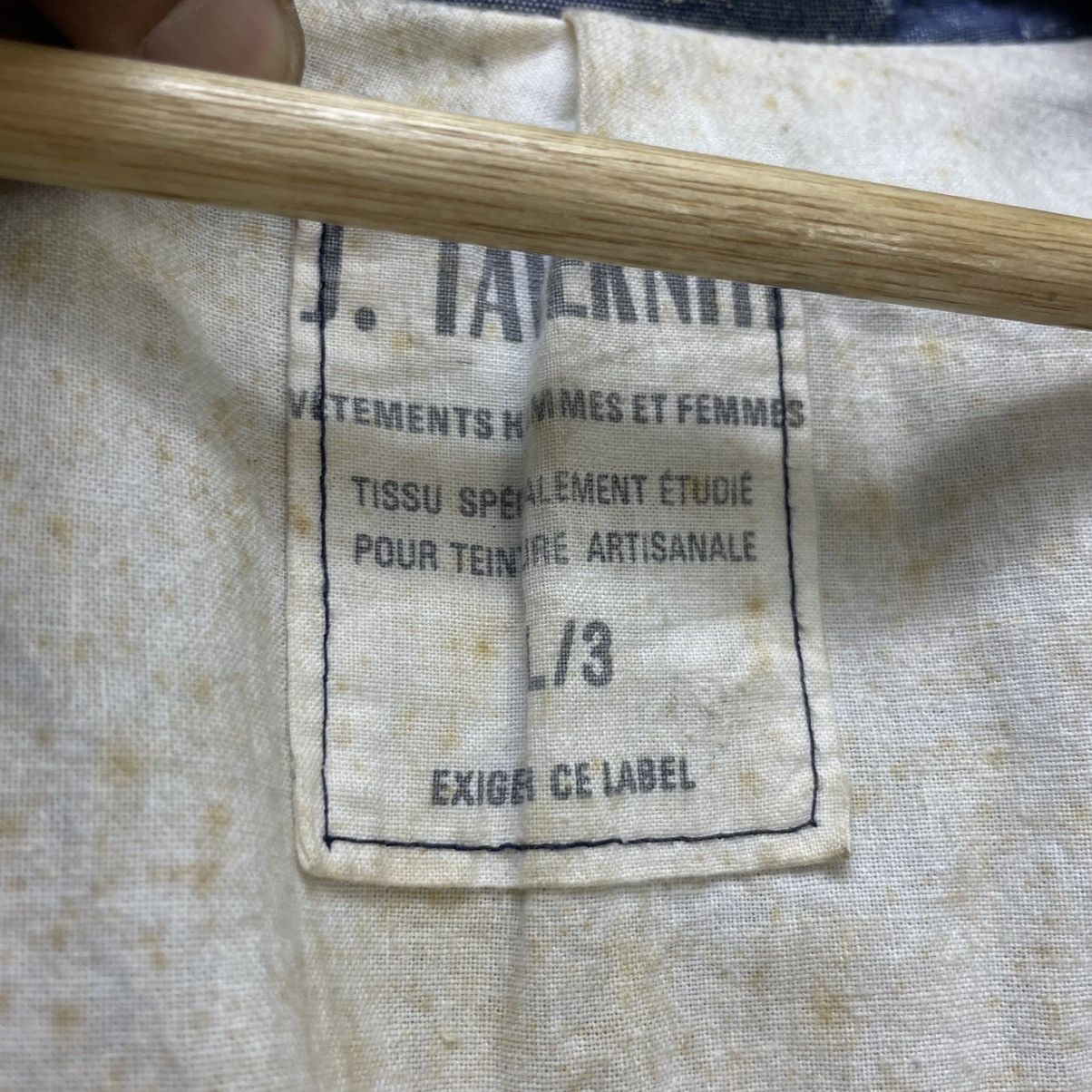 Other 💥Vtg Japanese Brand J Taverniti Vetements Homme Jacket Size US L / EU 52-54 / 3 - 6 Thumbnail