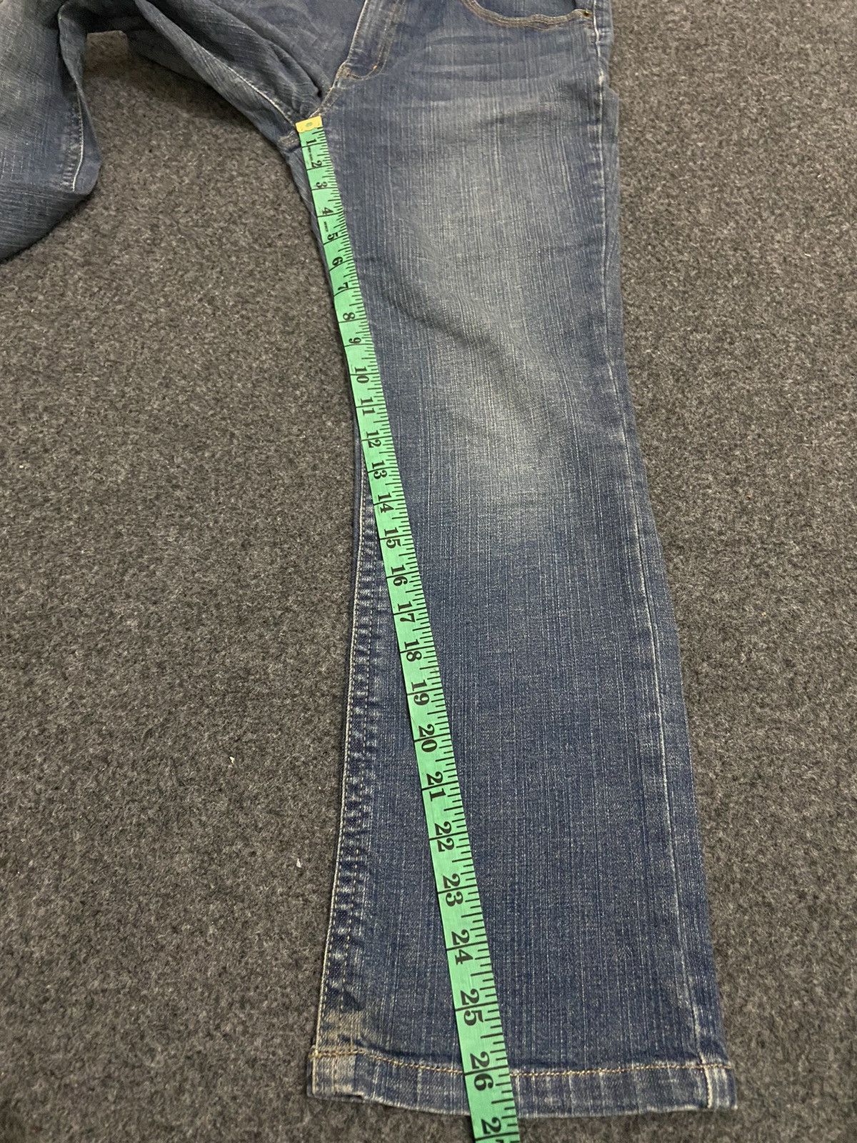 Japanese Brand Vintage Y2K Natural fit strectch denim pants flare Size 26" / US 2 / IT 38 - 13 Thumbnail