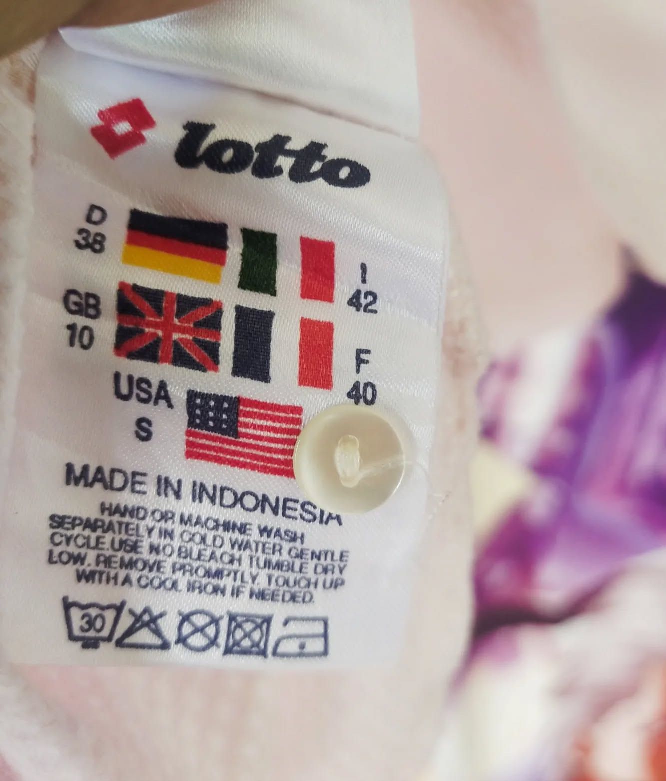 Lotto Sport 1990s Lotto Tennis Italia Polo Shirt Size S / US 4 / IT 40 - 5 Thumbnail