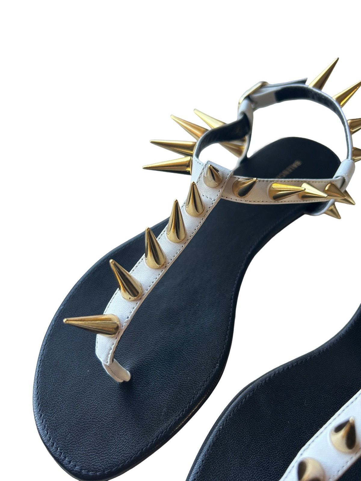 Balenciaga Balenciaga White Spikes Sandals SS18 Size US 6 / IT 36 - 3 Thumbnail