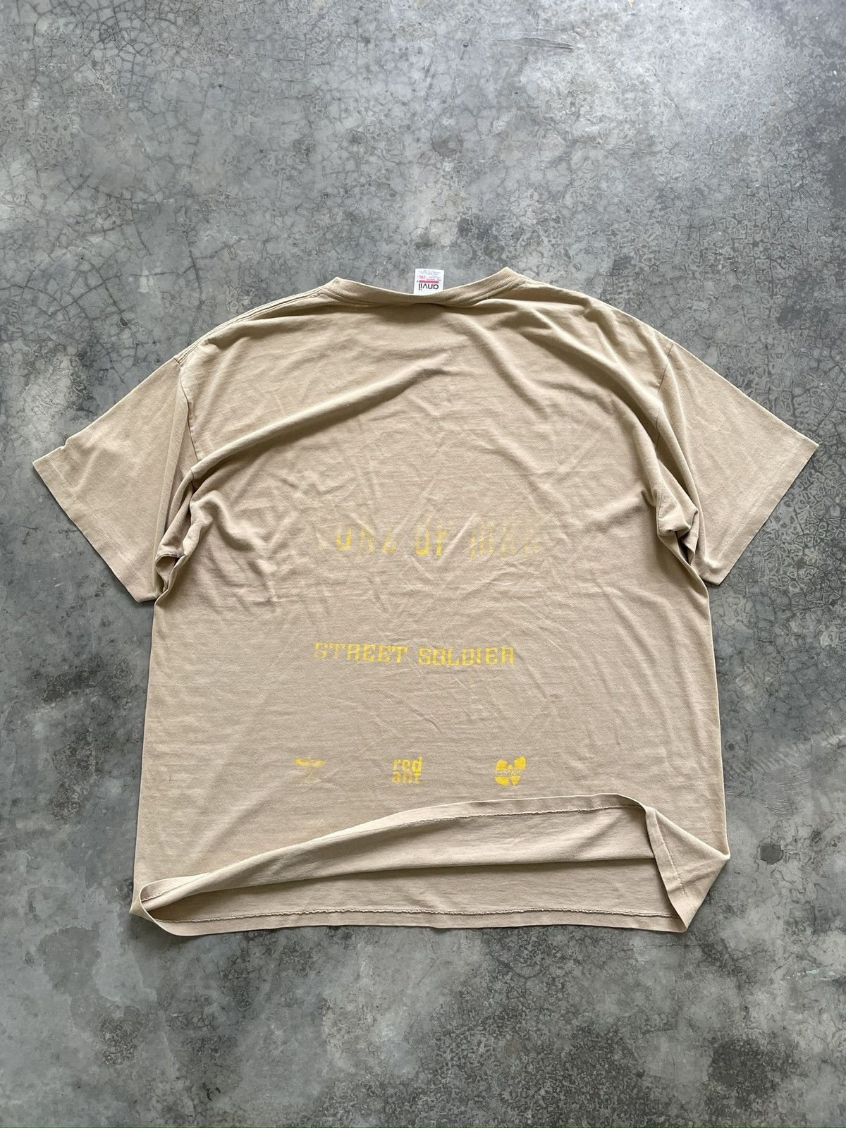 Anvil × Rap Tees × Vintage RARE Vintage 90s Sunz of Man “STREET SOLDIER” WuTang Rap Tee Size US XXL / EU 58 / 5 - 6 Thumbnail