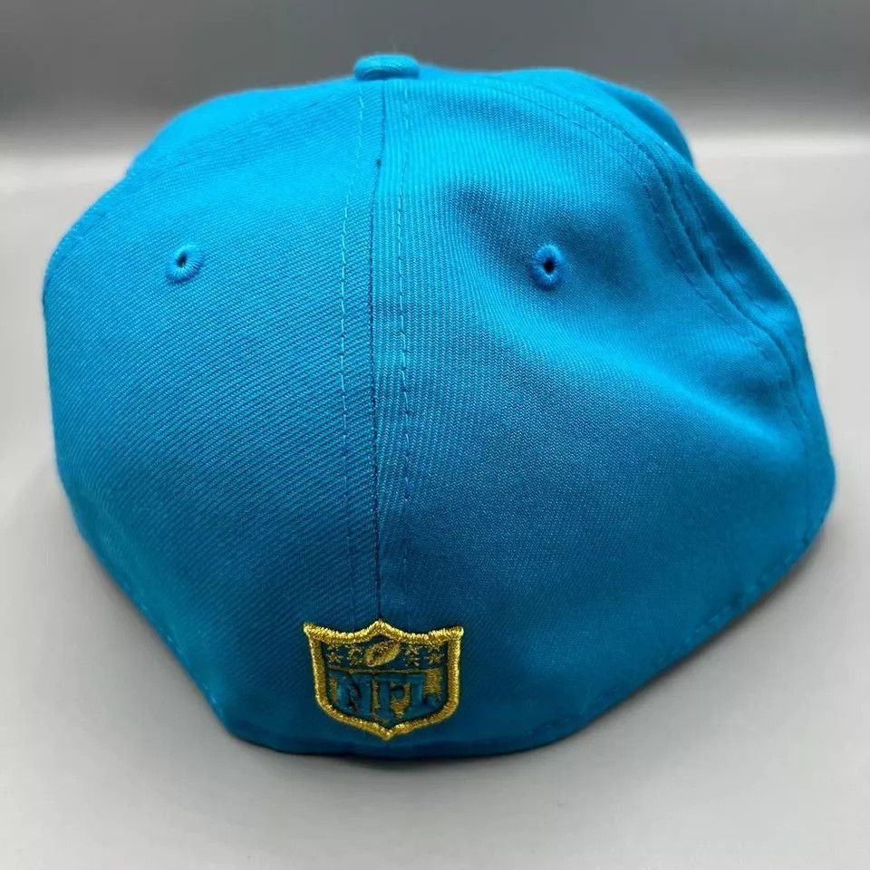 New Era Carolina Panthers Hat Men 7 5/8 59Fifty New Era NFL Fitted Size ONE SIZE - 4 Thumbnail