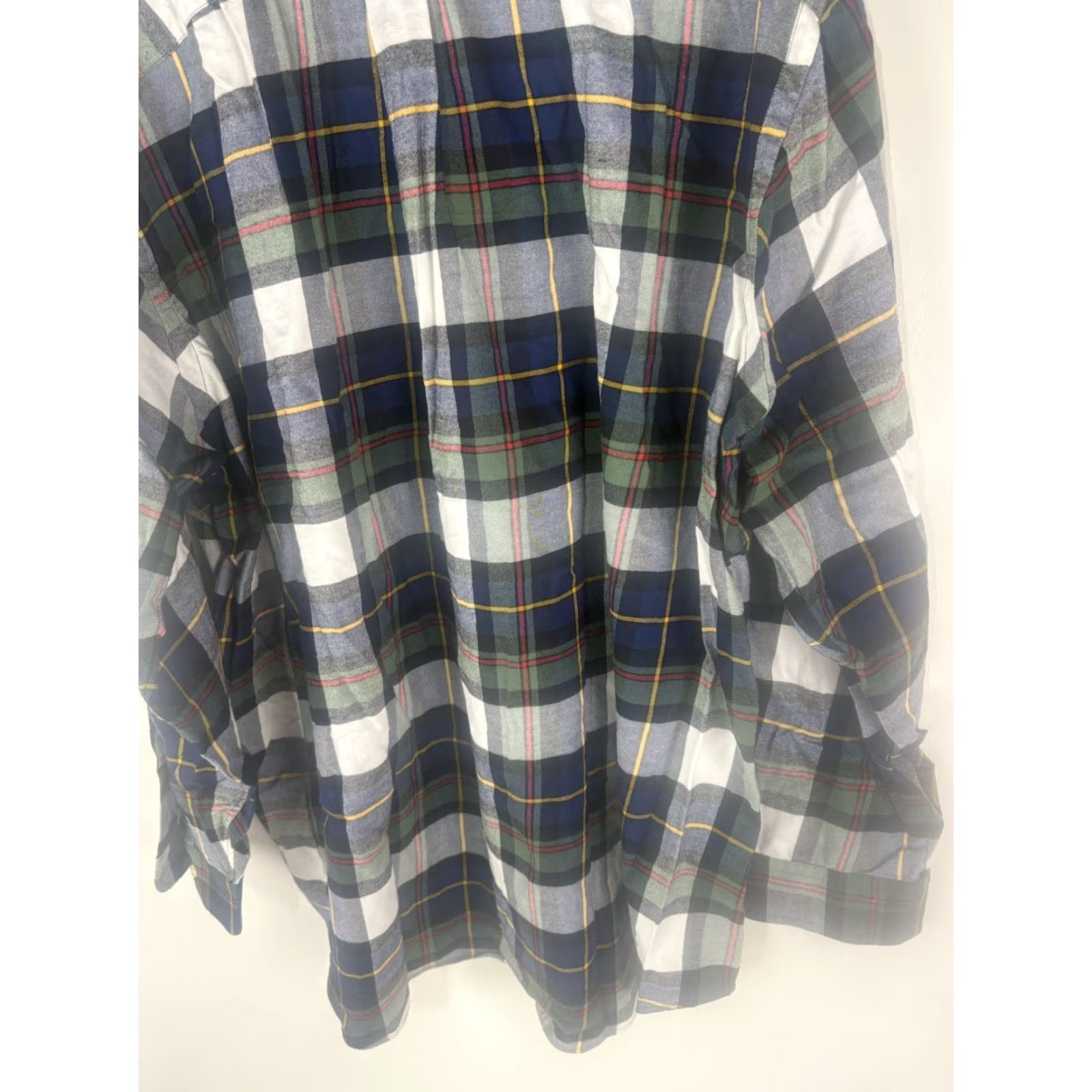 Ralph Lauren Ralph Lauren Button-Up Shirt Men 2XB Multicolor Plaid Fleece Cotton Polyester Long Sleeve Size US XXL / EU 58 / 5 - 7 Thumbnail