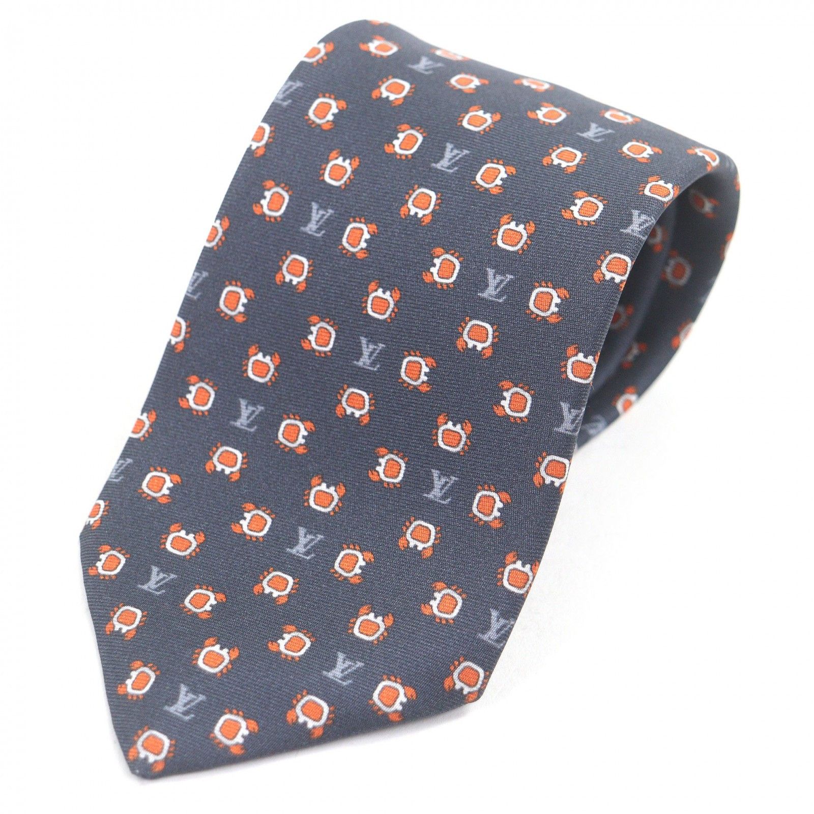 Louis Vuitton Louis Vuitton Louis Vuitton Cravate Monogram Club Silk Tie Textile Necktie M94827 DUTY FREE for USA Size ONE SIZE - 1 Thumbnail