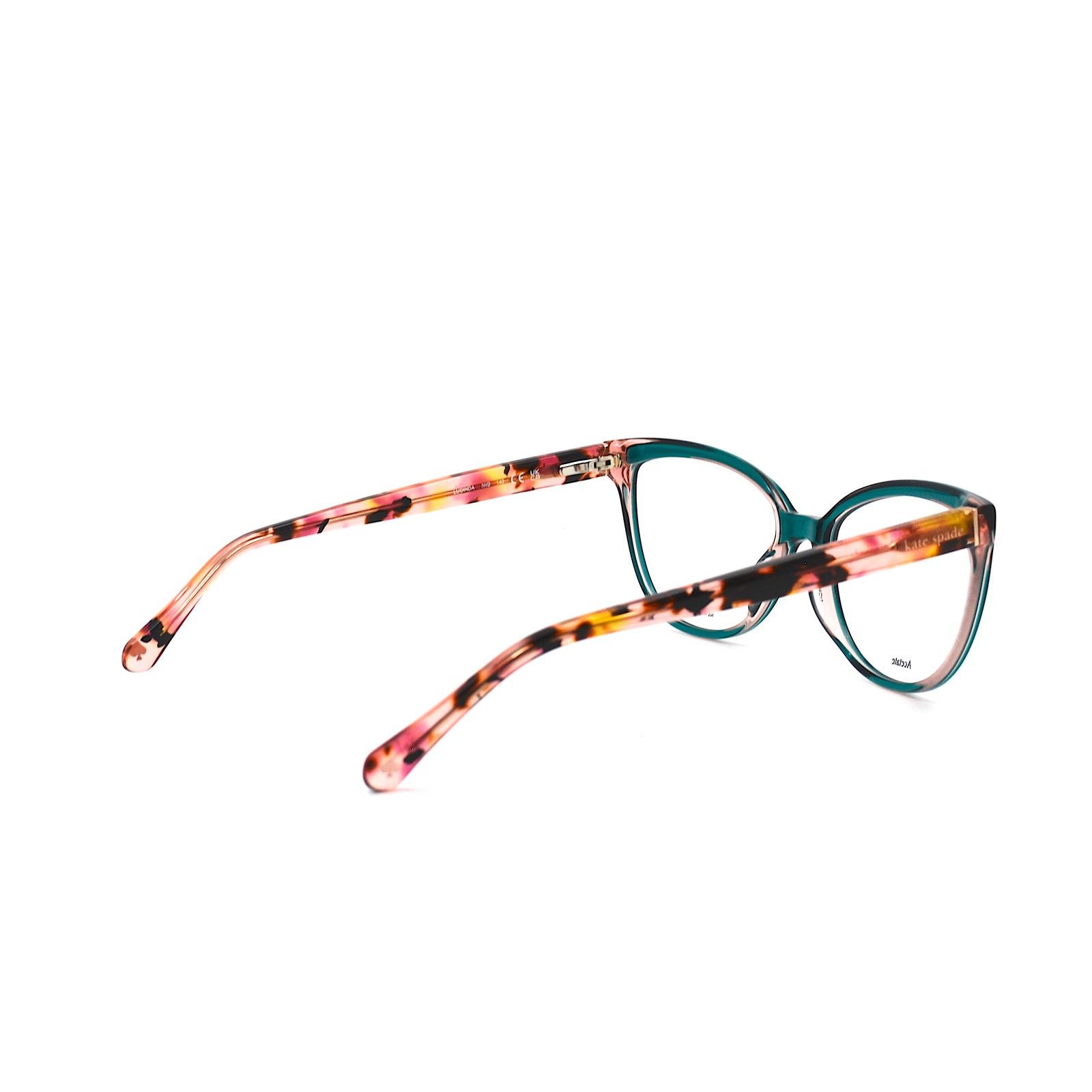 Kate Spade NEW KATE SPADE LUCINDA/G IWB GREEN PINK EYEGLASSES FRAME Size ONE SIZE - 9 Thumbnail