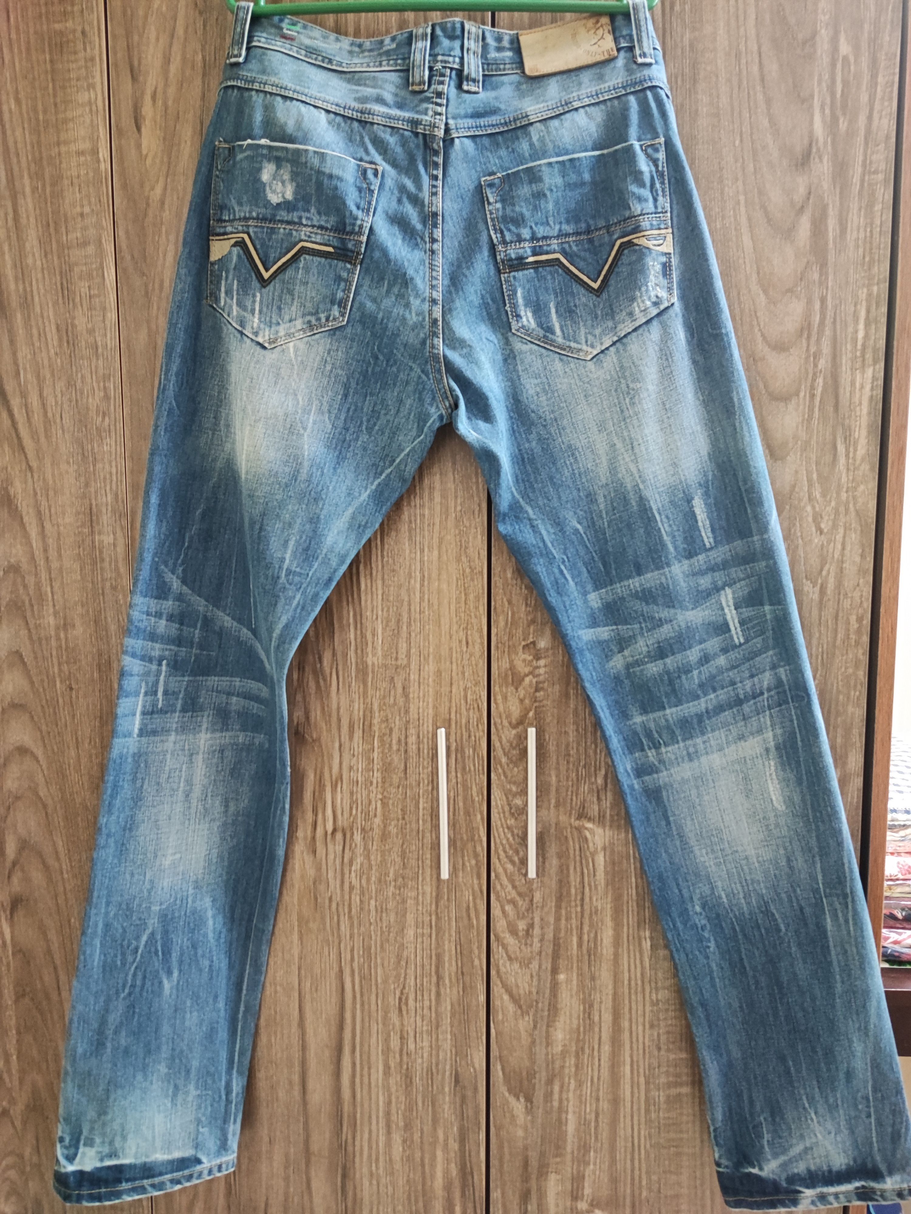Diesel × Vintage Vintage Diesel Industry Lovely Distressed Grunge Punk Jeans Size US 34 / EU 50 - 3 Thumbnail