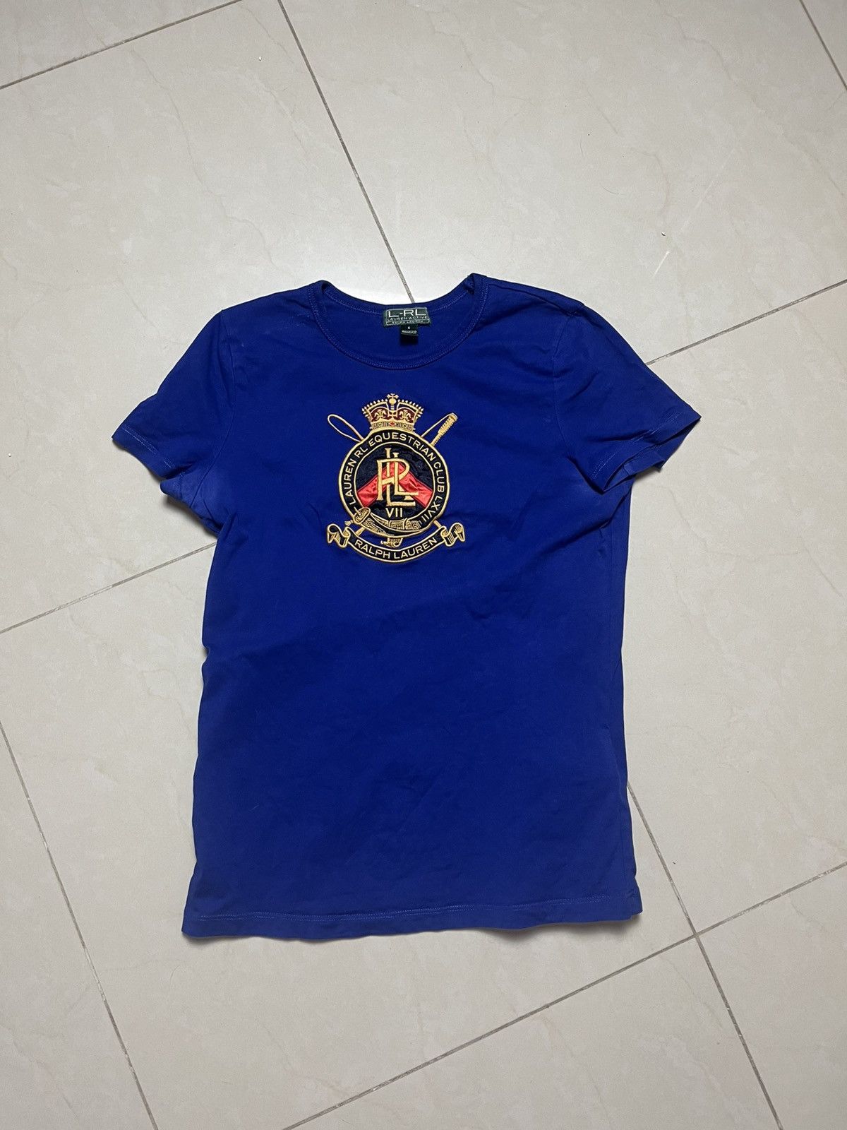 Polo Ralph Lauren Polo Ralph Lauren Tee T-shirt Size S Denim Size S / US 4 / IT 40 - 1 Thumbnail