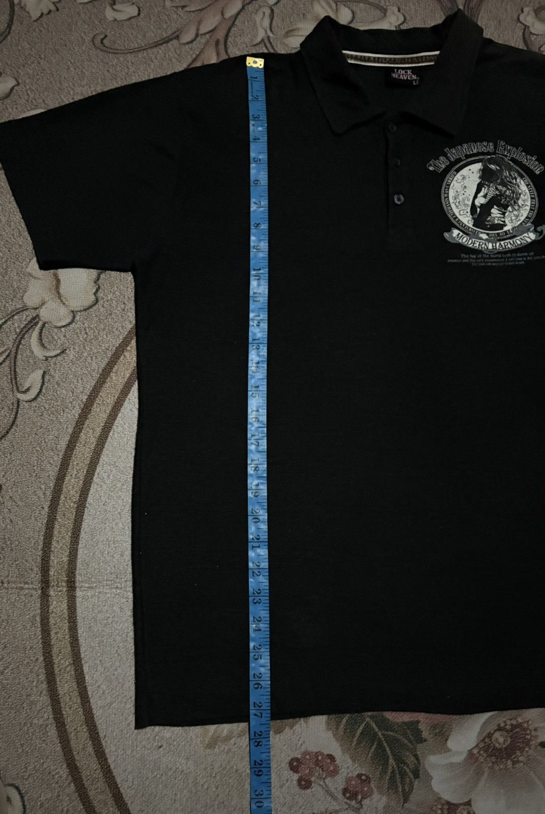 If Six Was Nine Japanese Brand Lock Heaven The Japanese Explosion Polo Tee Size US L / EU 52-54 / 3 - 9 Thumbnail