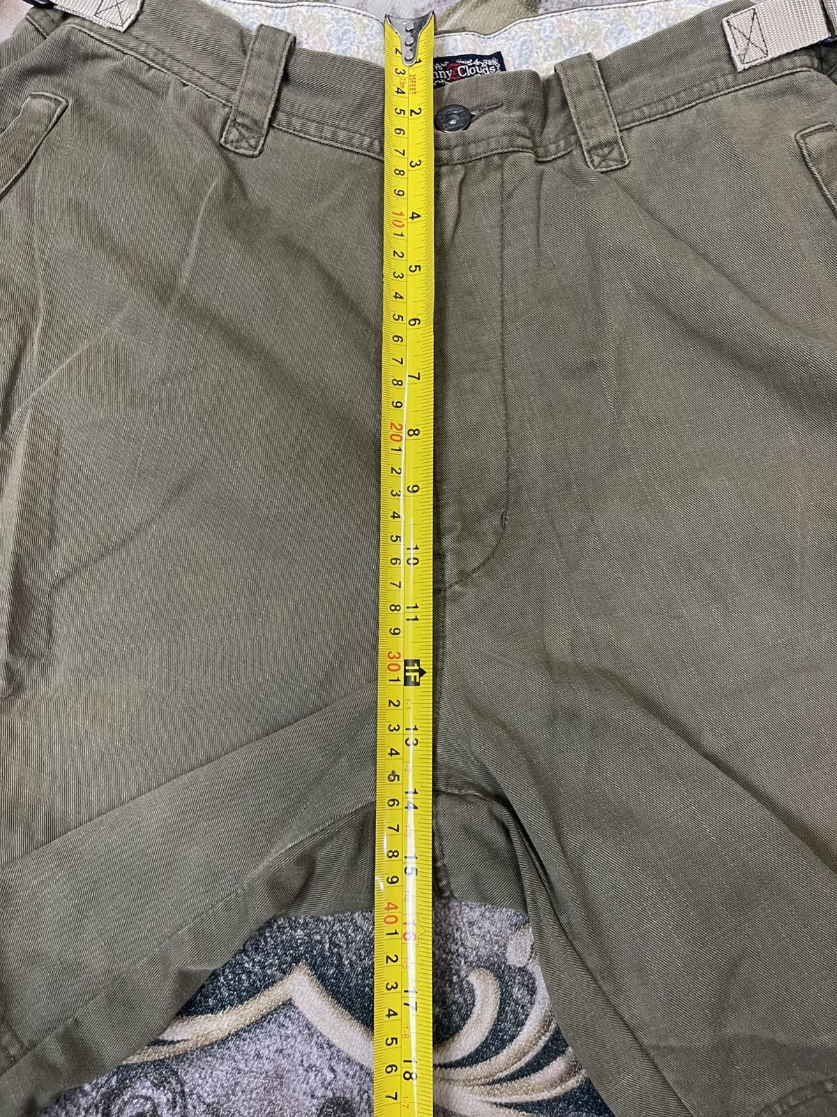 Japanese Brand Sunny Clouds Cargo Pant Green Military Colour Size US 33 - 8 Thumbnail