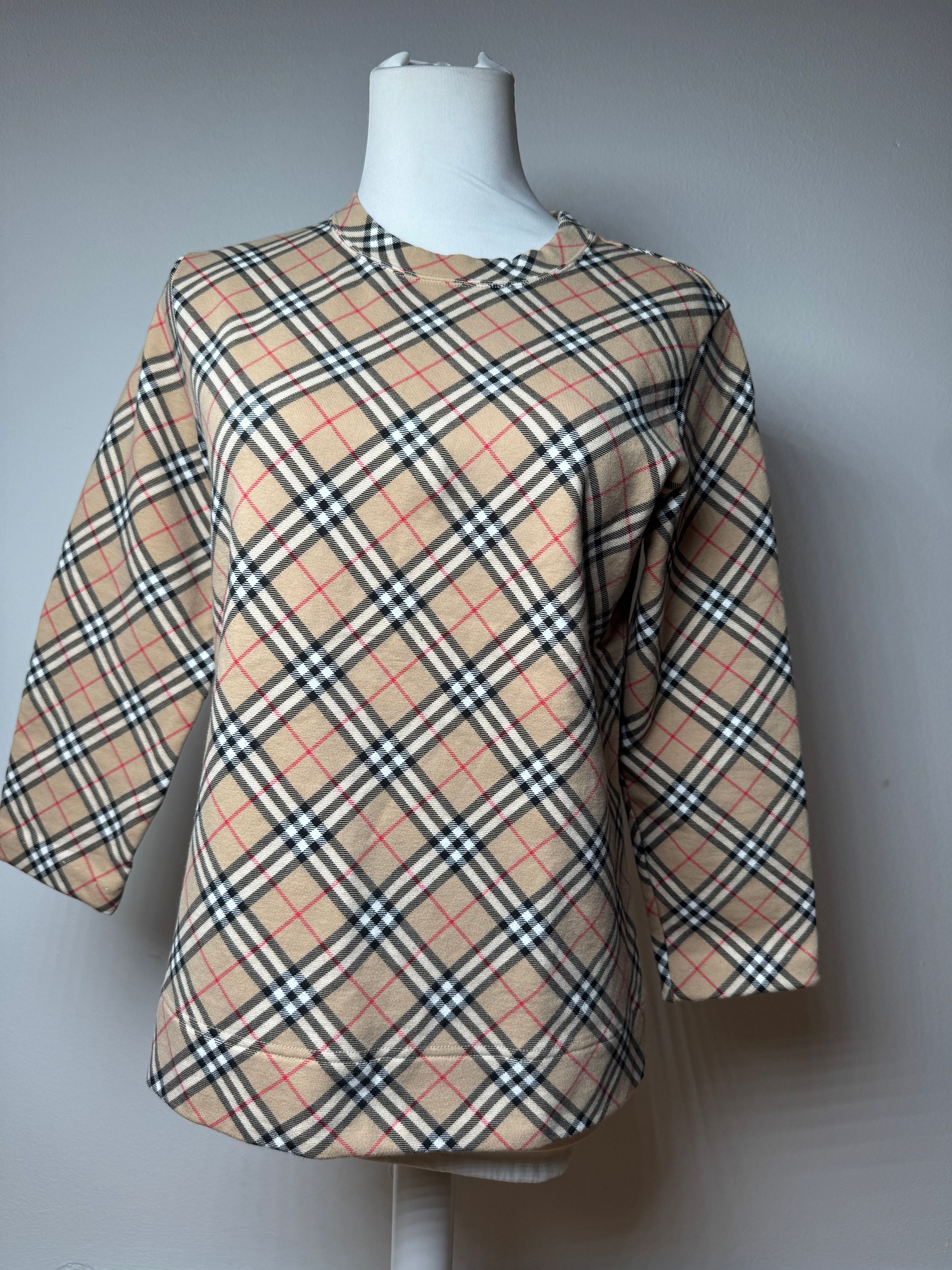 Burberry Vintage Novacheck Crewneck Sweater M Size M / US 6-8 / IT 42-44 - 1 Thumbnail