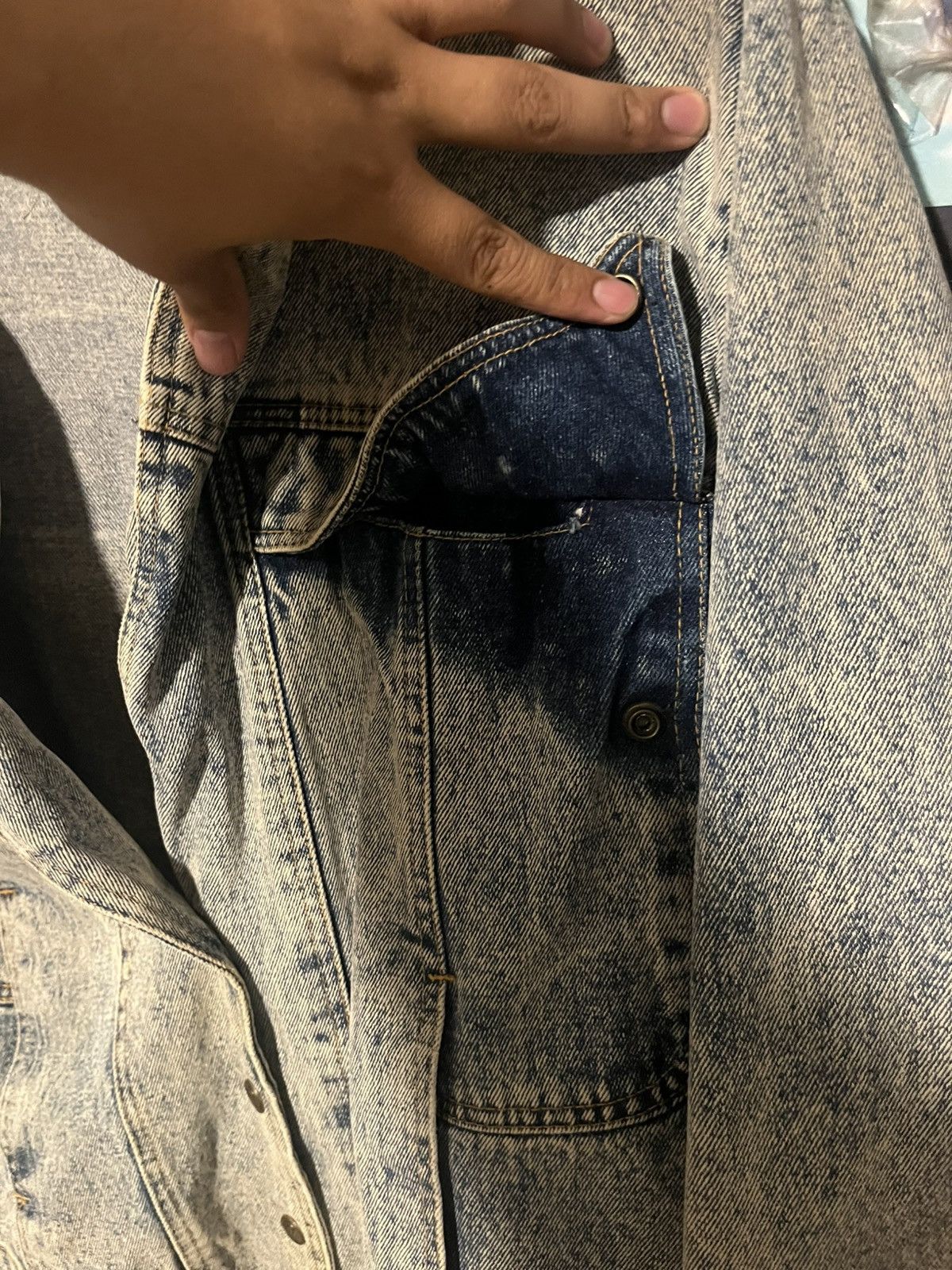 Other Vintage 90’s super faded Denim Jacket Blazer Size US L / EU 52-54 / 3 - 5 Thumbnail