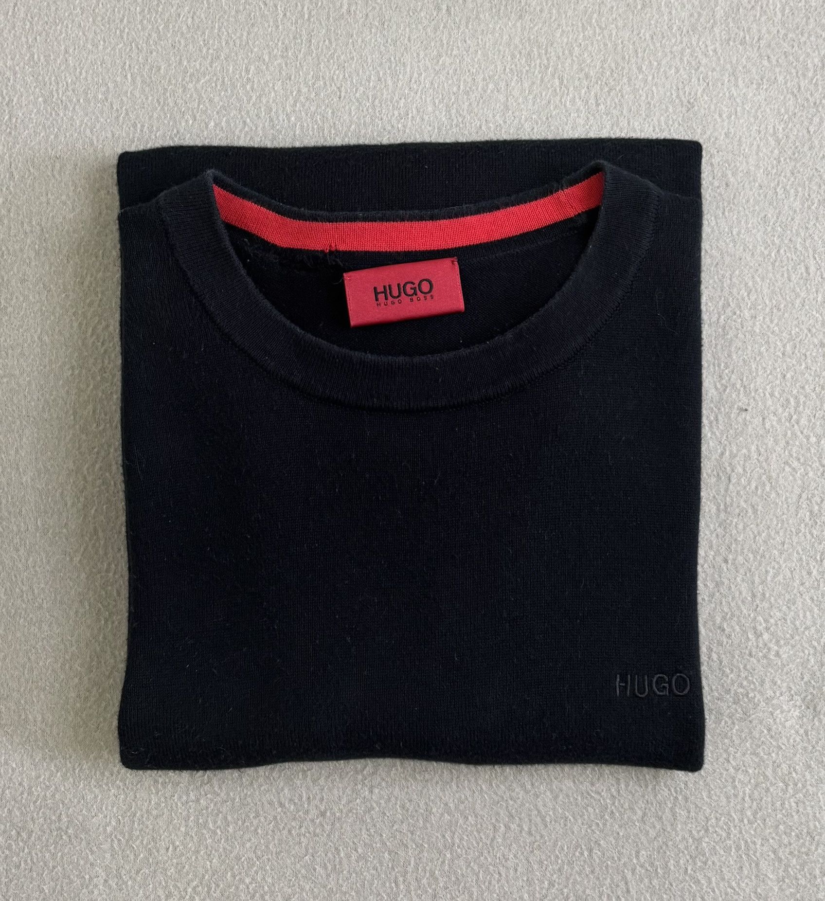 Hugo Boss Hugo Boss sweater black small logo medium Size US M / EU 48-50 / 2 - 16 Thumbnail