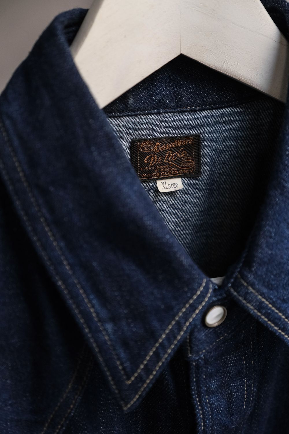 DELUXE Deluxe Wear Denim Western Shirt Size US XL / EU 56 / 4 - 2 Thumbnail