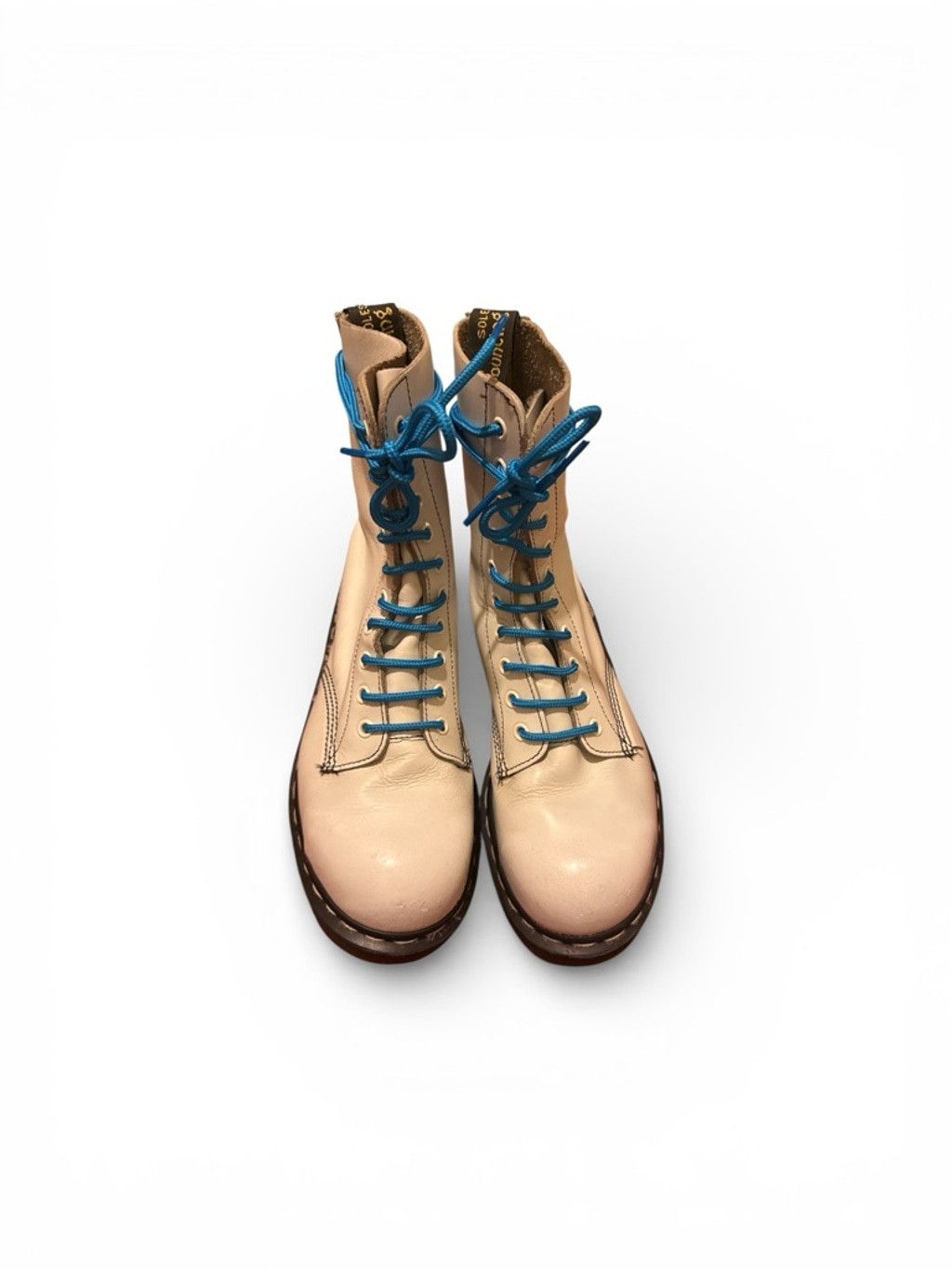 Dr. Martens Dr. Martens 1919 Boots in White Steel Toe MIE UK 6 Size US 8 / IT 38 - 2 Thumbnail