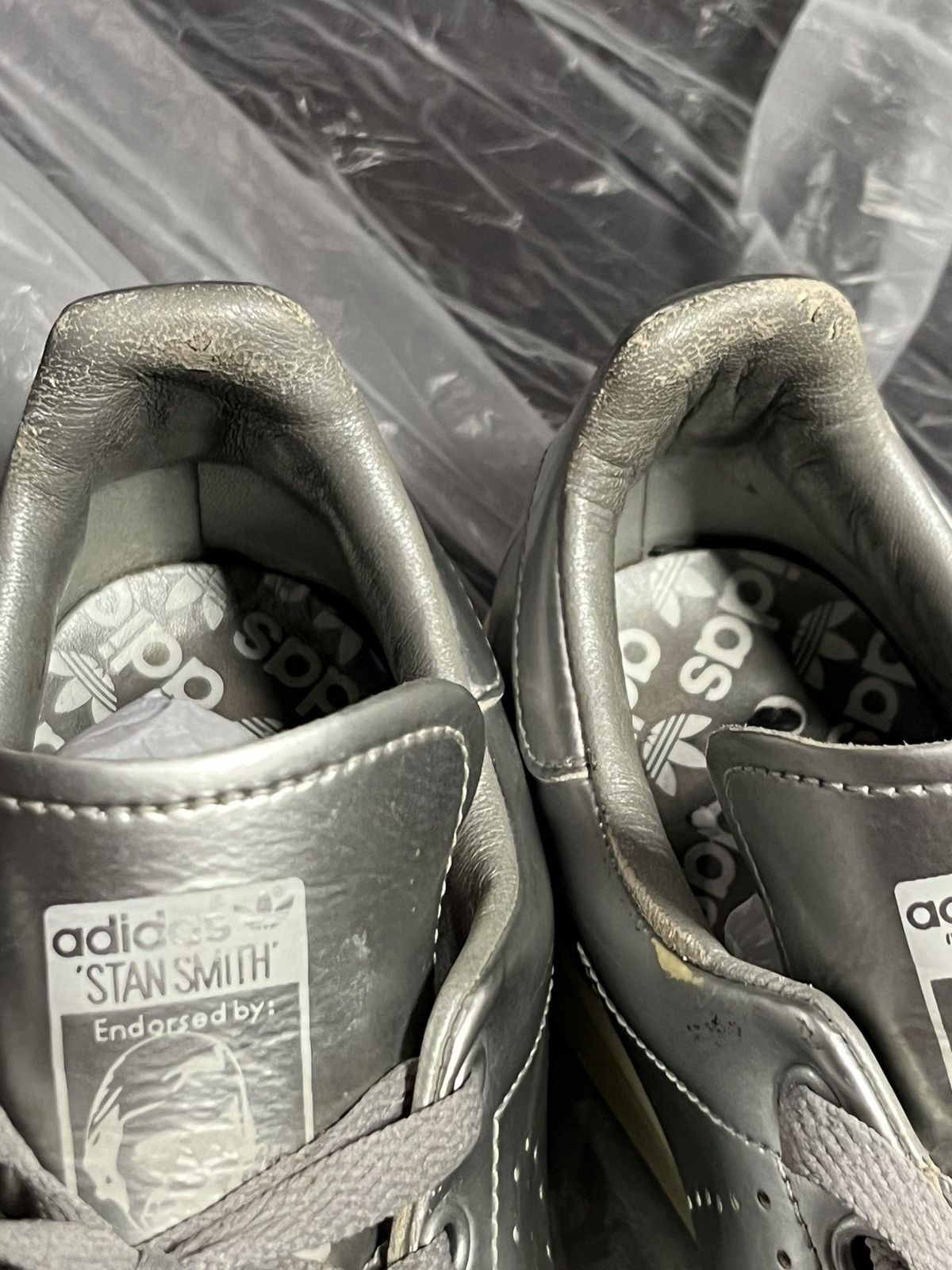 Adidas × Designer × Raf Simons Adidas x Raf Simons Stan Smith (Metallic Silver) Size US 8 / EU 41 - 8 Thumbnail