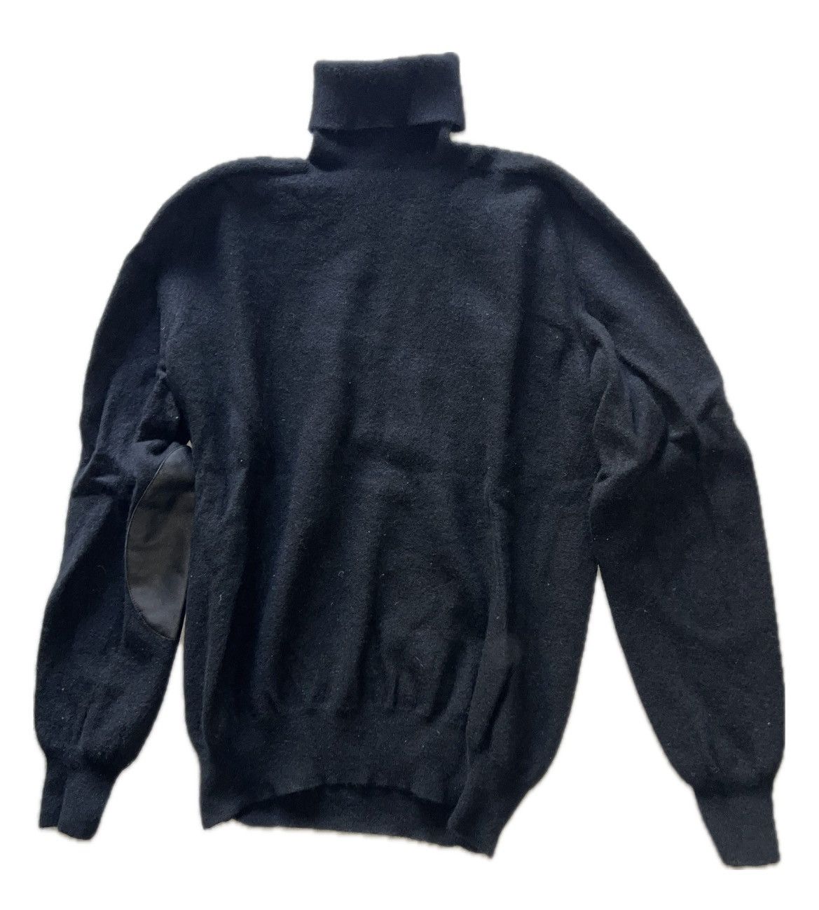 Maison Margiela Maison Margiela Turtle Neck Elbow Patch Wool Sweater Size US S / EU 44-46 / 1 - 1 Thumbnail