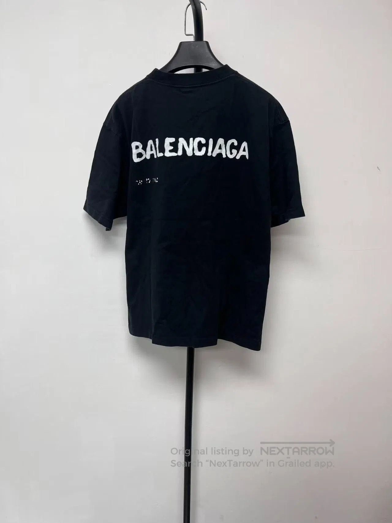 Balenciaga Balenciaga Logo Print Loose T-shirt Women. Size M / US 6-8 / IT 42-44 - 2 Thumbnail