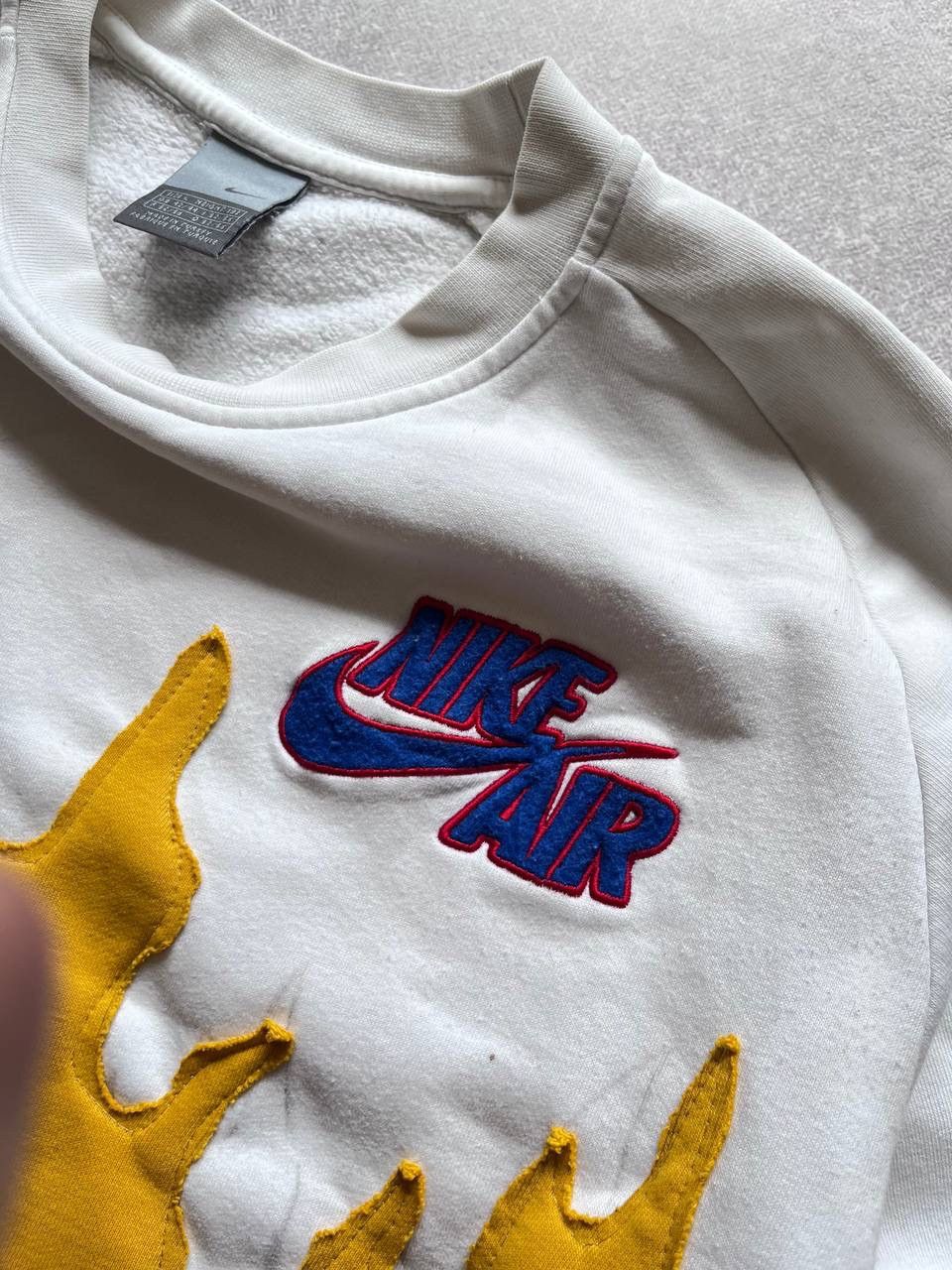 Other Vintage Nike Custom Made Flames Boxy Sweatshirt Y2K L Size US L / EU 52-54 / 3 - 7 Thumbnail