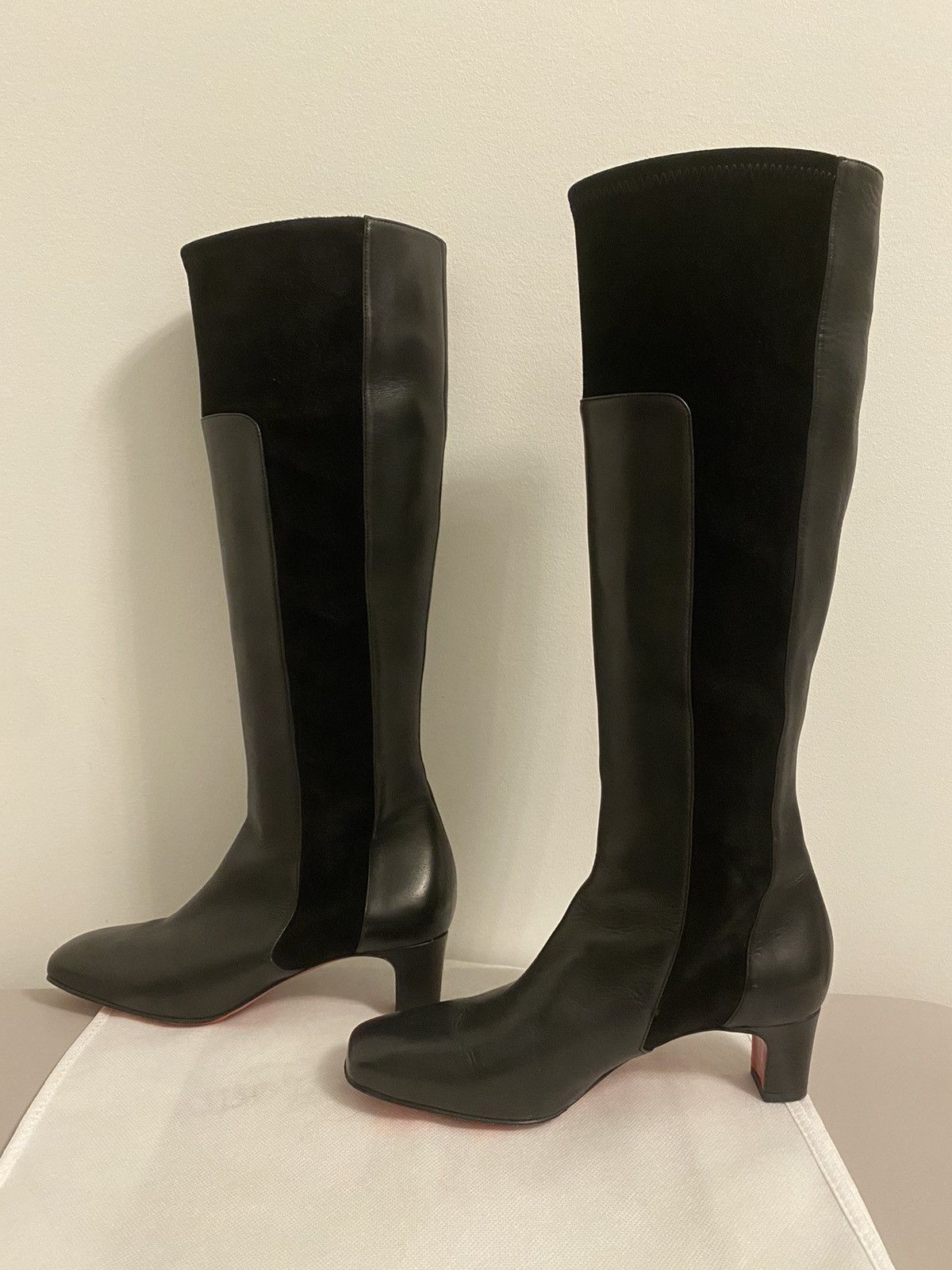 Christian Louboutin Authentic Christian Louboutin leather and suede boots Size US 8 / IT 38 - 4 Thumbnail