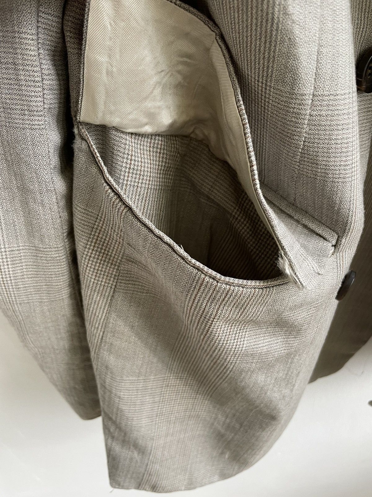 Our Legacy OUR LEGACY Blazer 100% Virgin Wool Beige Tweed Size 46S - 11 Thumbnail