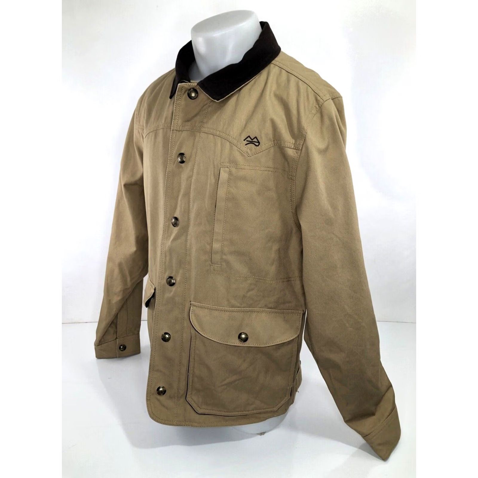 Vintage MILLER RANCH Canvas CHORE FIELD HUNTING Embroidered Mens L Jacket Size US L / EU 52-54 / 3 - 4 Thumbnail