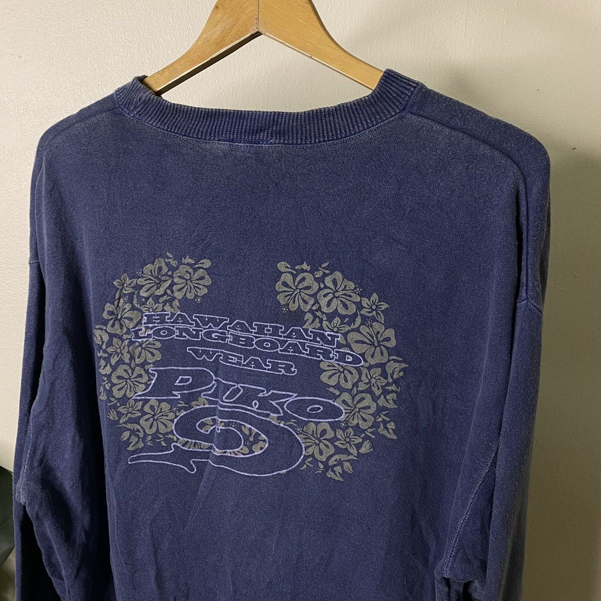Vintage Vintage 90s Piko Hawaiian Longboard Surf Wear Sweatshirt Size US L / EU 52-54 / 3 - 2 Thumbnail
