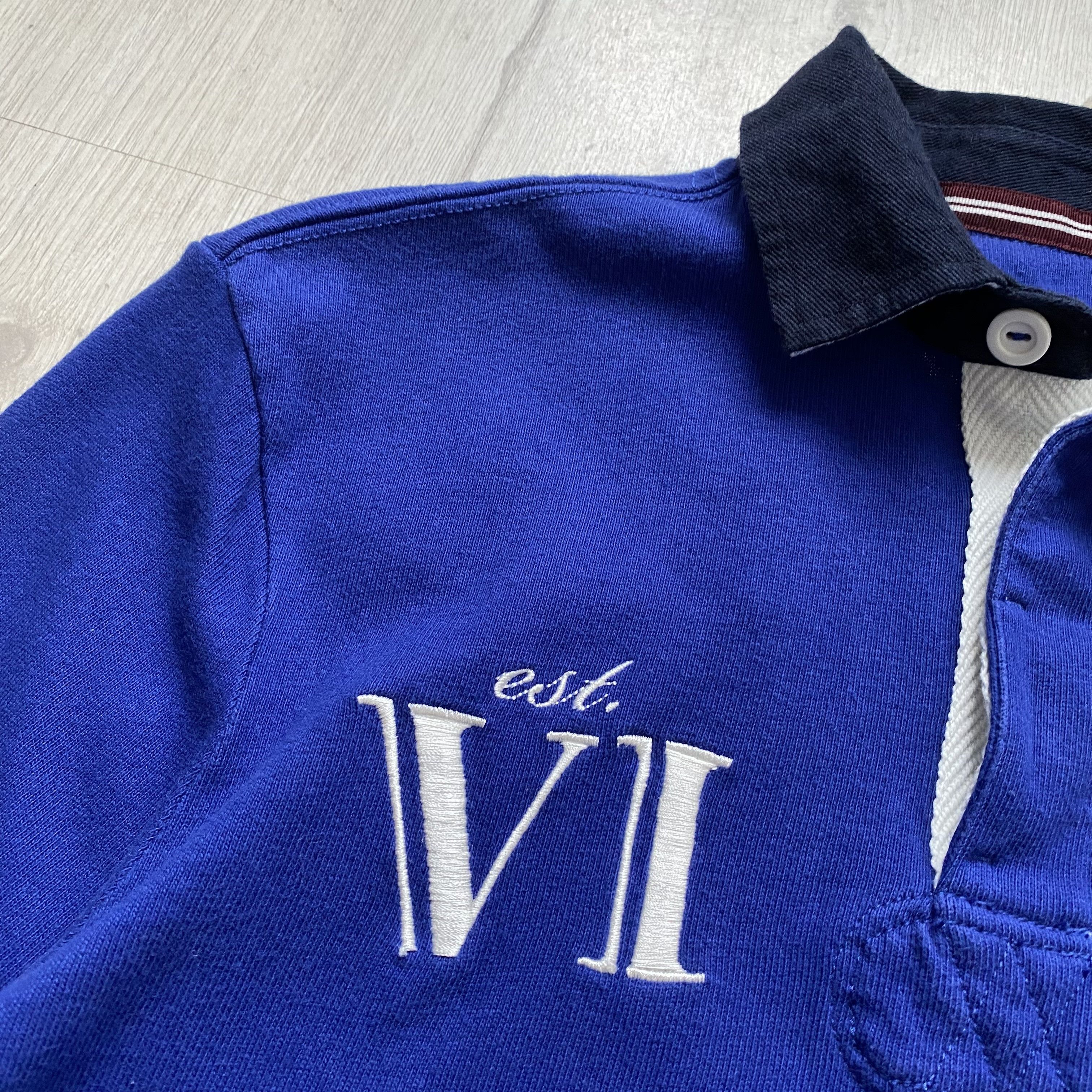 Polo Ralph Lauren 💙 Vintage Polo Ralph Lauren style Heavy Rugby shirt Y2K Size US M / EU 48-50 / 2 - 6 Thumbnail