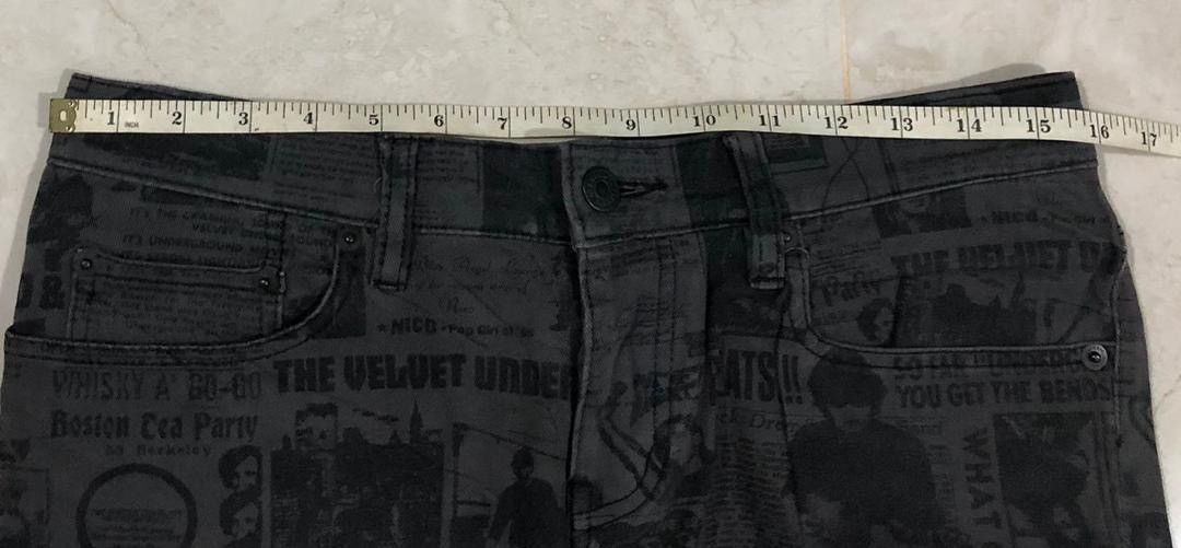 Band Tees × Hysteric Glamour × Japanese Brand 💥Last Drop💥Hysteric Glamour X The Velvet Underground Denim Size US 31 - 10 Thumbnail