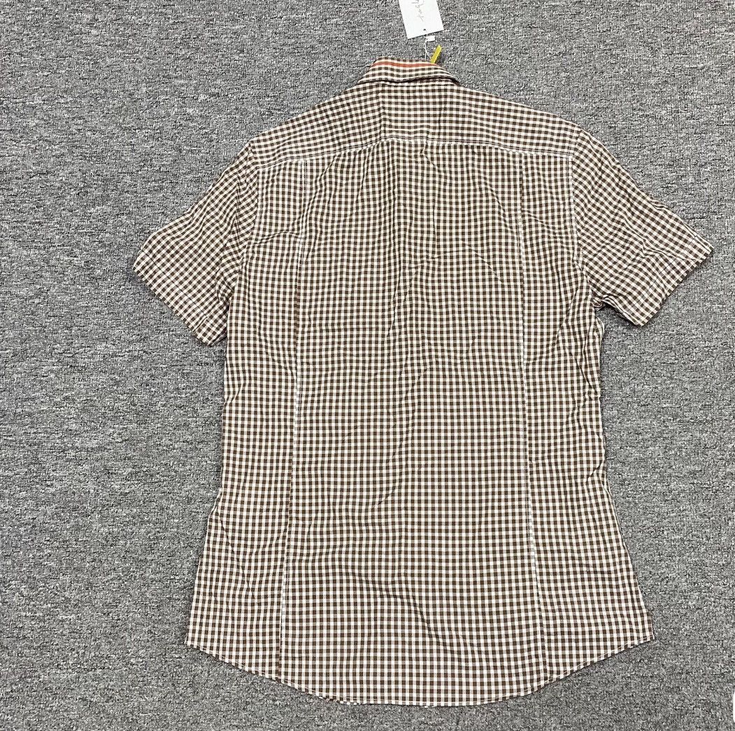 Gucci Gucci Plaid Short Sleeve Shirt J16 Size US XXS / EU 40 - 2 Thumbnail