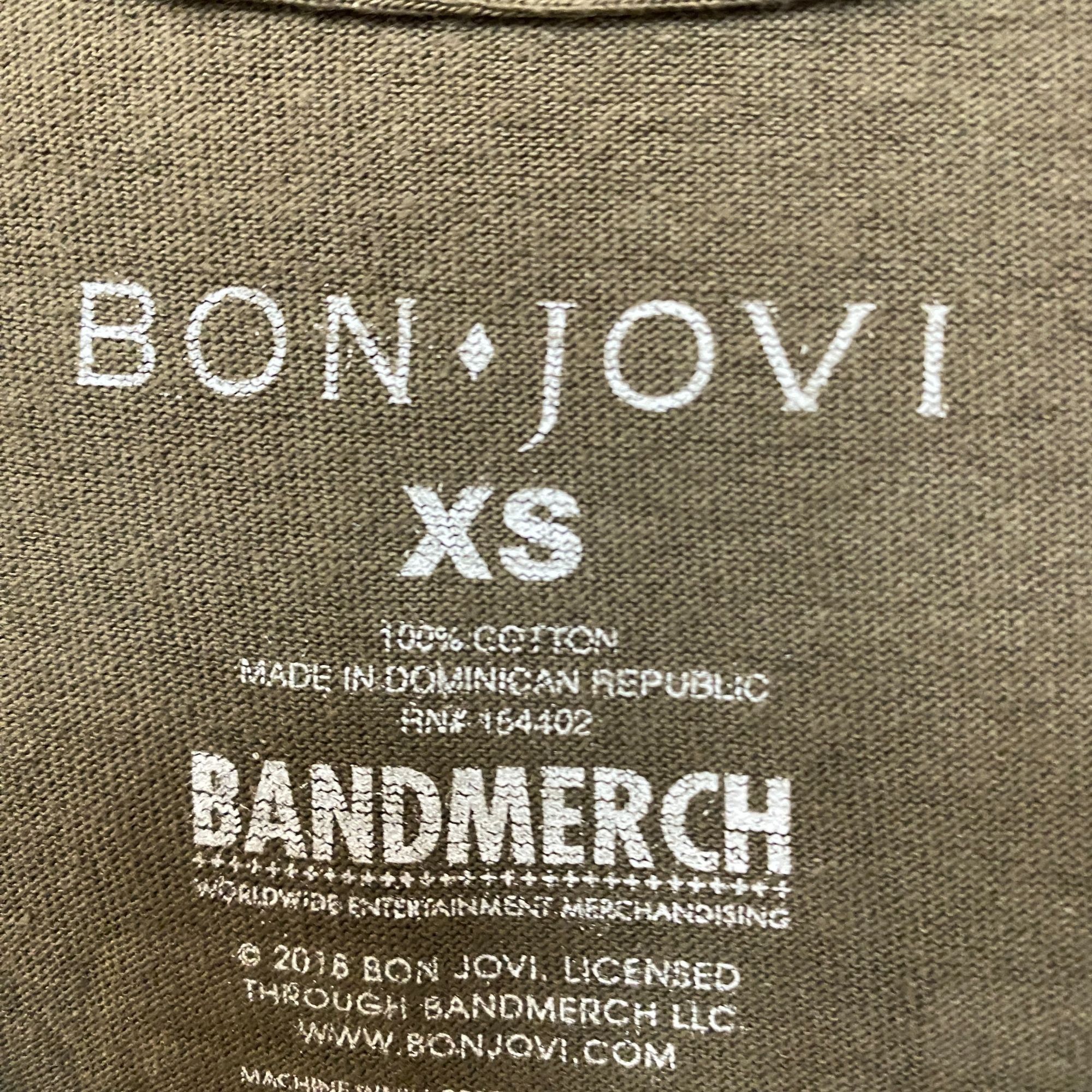 Bon Jovi Bon Jovi Slippery When Wet Tour Rock Tshirt size XS Size US XS / EU 42 / 0 - 4 Thumbnail