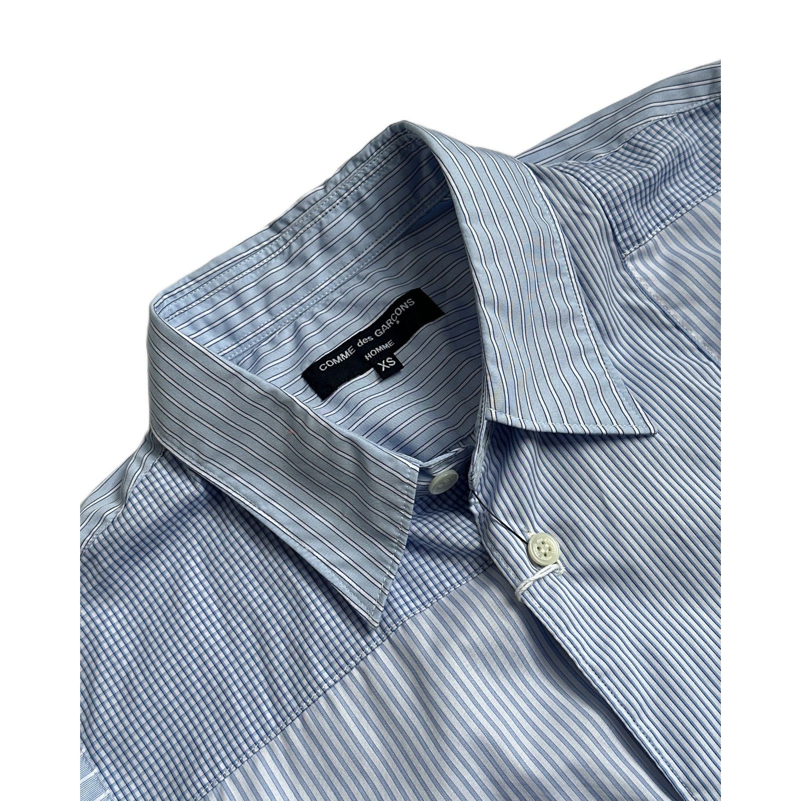 Comme des Garcons Comme des Garcons Homme Patchwork SS Button Up Shirt Size US XS / EU 42 / 0 - 2 Thumbnail