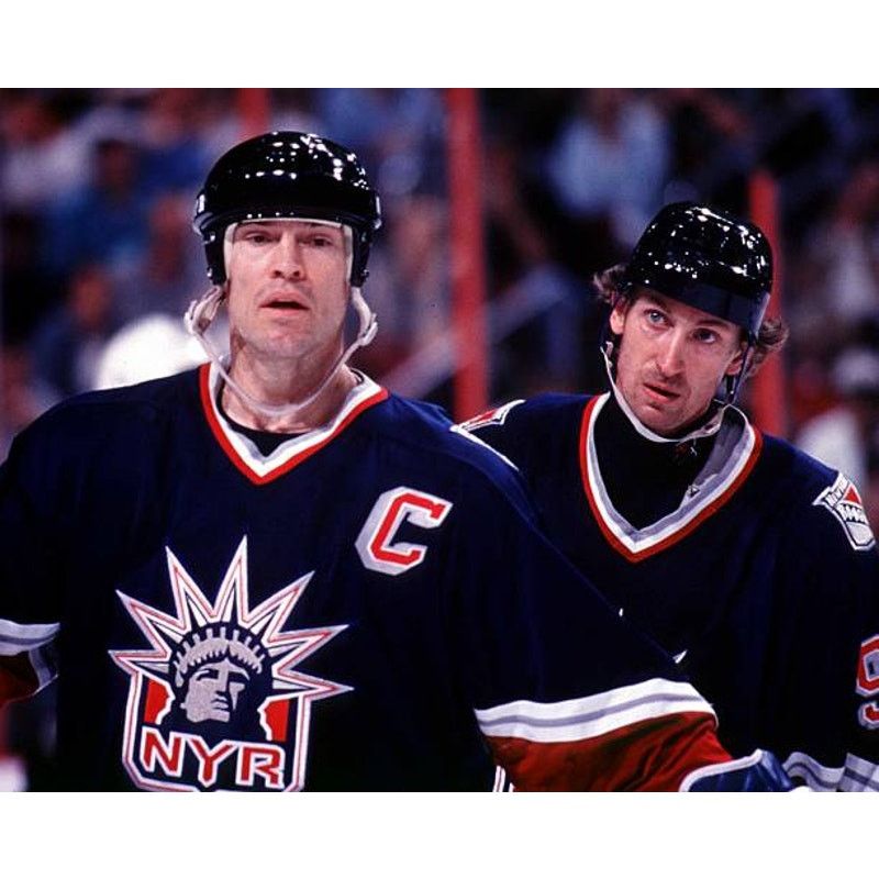 NHL × Starter New York Rangers 90s STARTER jersey Liberty XL hockey vtg Size US XL / EU 56 / 4 - 8 Thumbnail