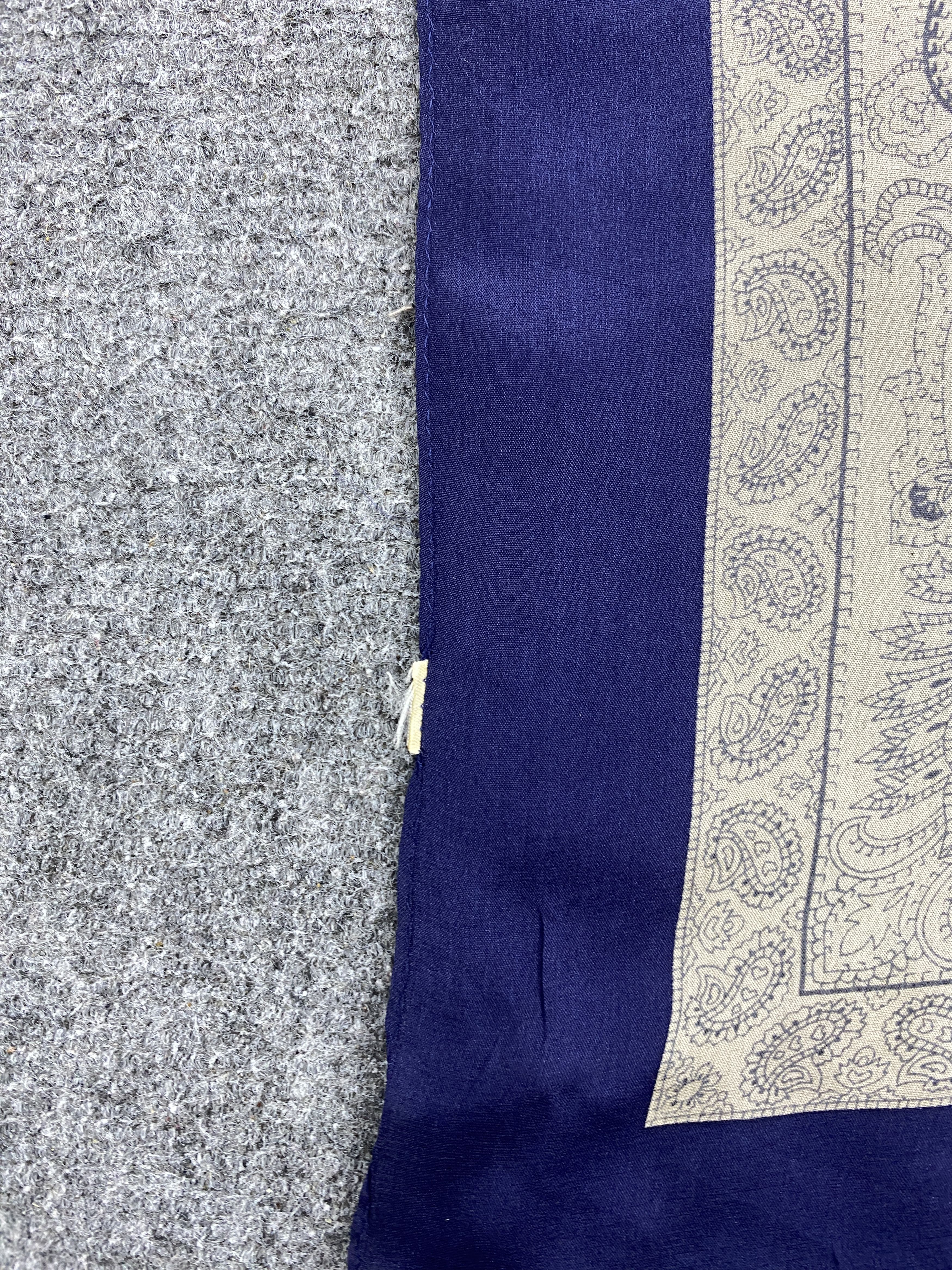 Japanese Brand Vintage Japanese Brand Paisley Silk Scarf SN0144 Size ONE SIZE - 5 Thumbnail