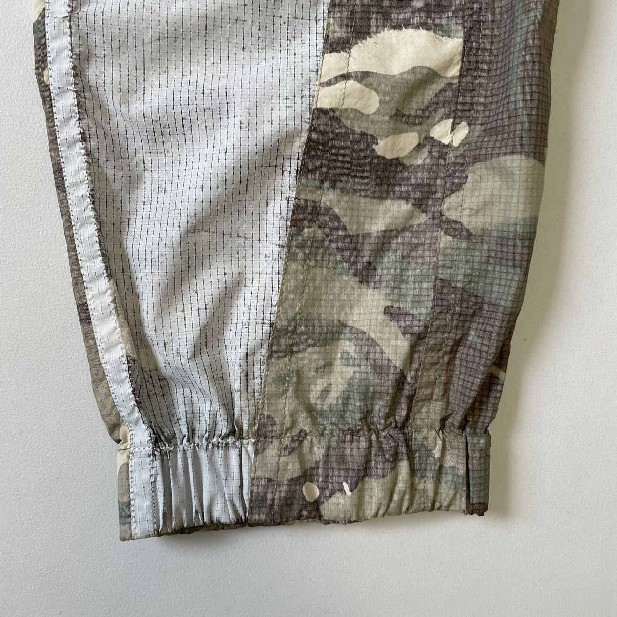 Dries Van Noten Sample White Coated Camo Nylon Utility Trousers Size US 34 / EU 50 - 11 Thumbnail