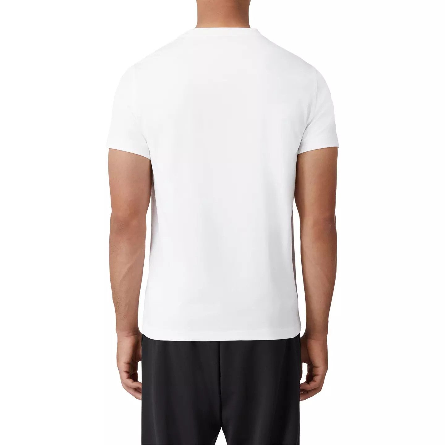 Burberry o1g2r1mq0426 Monogram Motif Cotton T-Shirt in White Size US XS / EU 42 / 0 - 3 Thumbnail