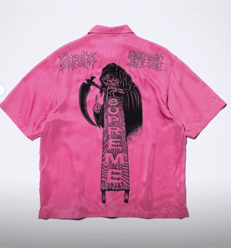 Supreme × Yohji Yamamoto Supreme Y's Silk Zip Up S/S Shirt - XL Size US XL / EU 56 / 4 - 2 Thumbnail